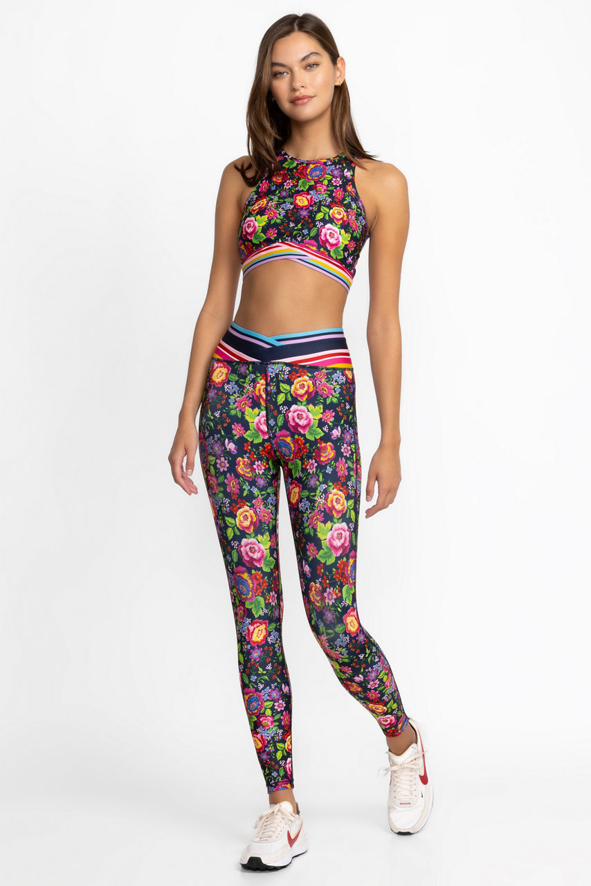 Bloomin' Leggings, Yoga Pants, Colourful Leggings, Hippie Clothing