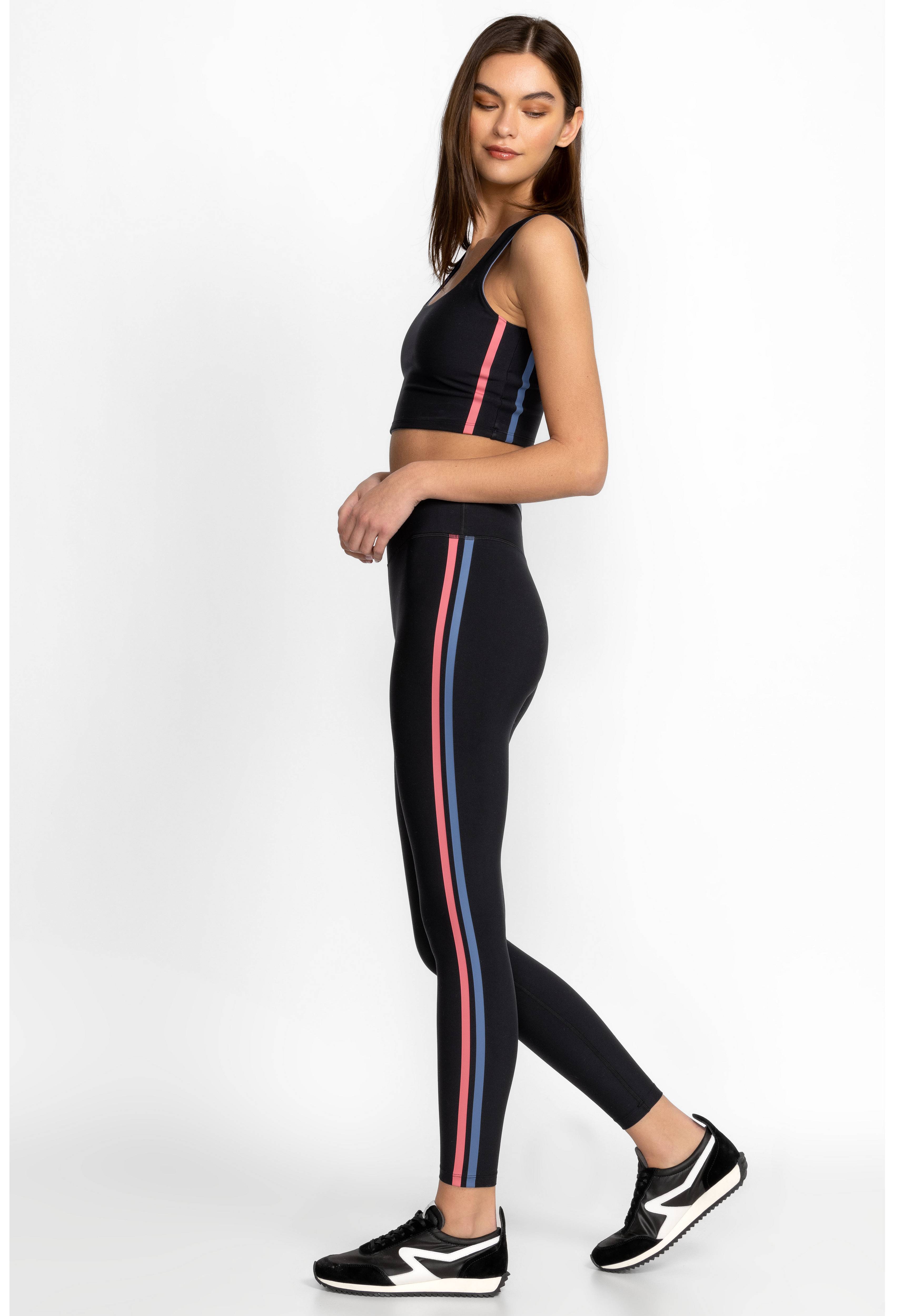 High Waist Legging With Stripes, , large image number 3