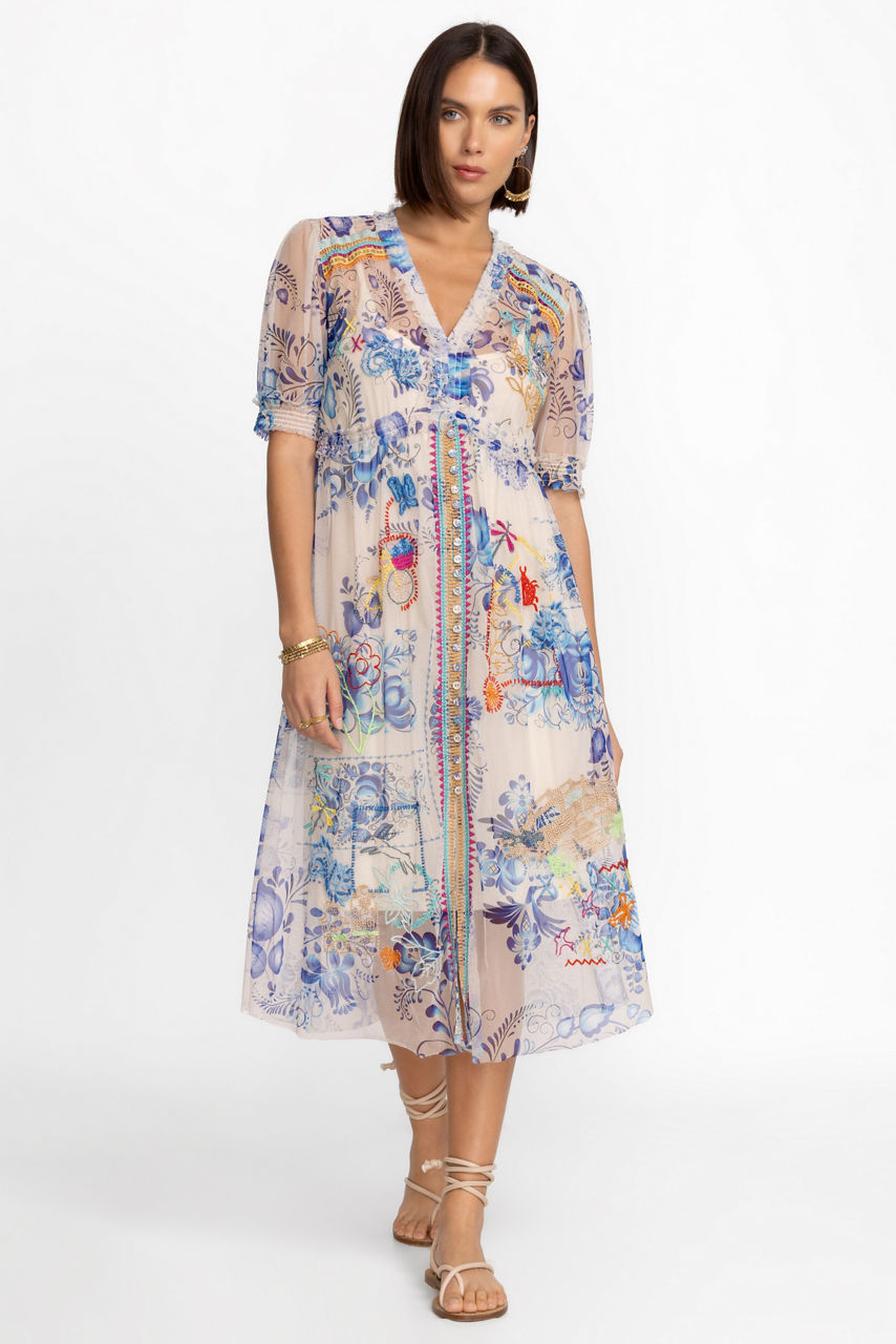 MAZZY RUCHED DRESS