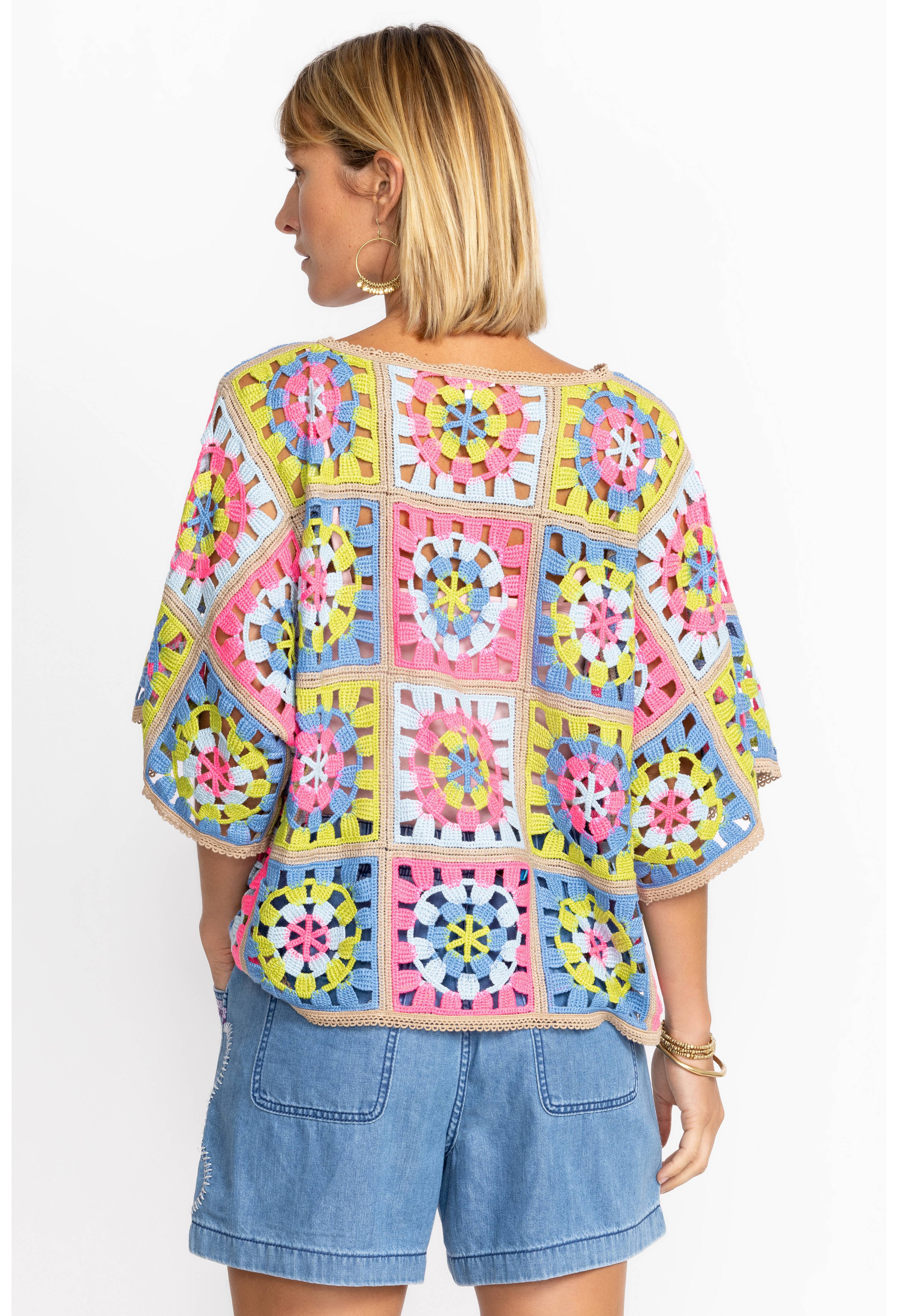 Florabelle Crochet Top, , large image number 4