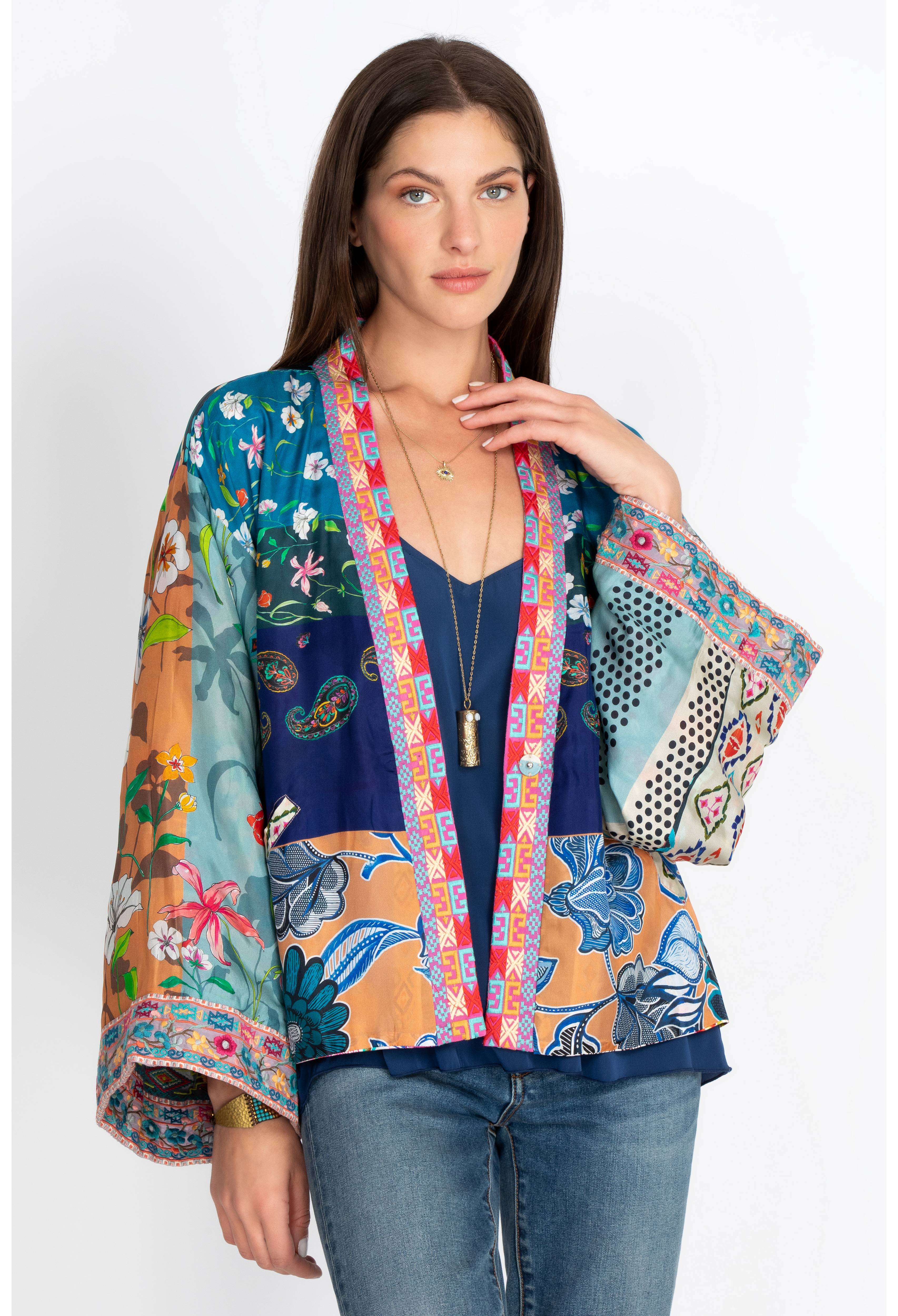 Dreamer Embroidered Kimono, , large image number 1