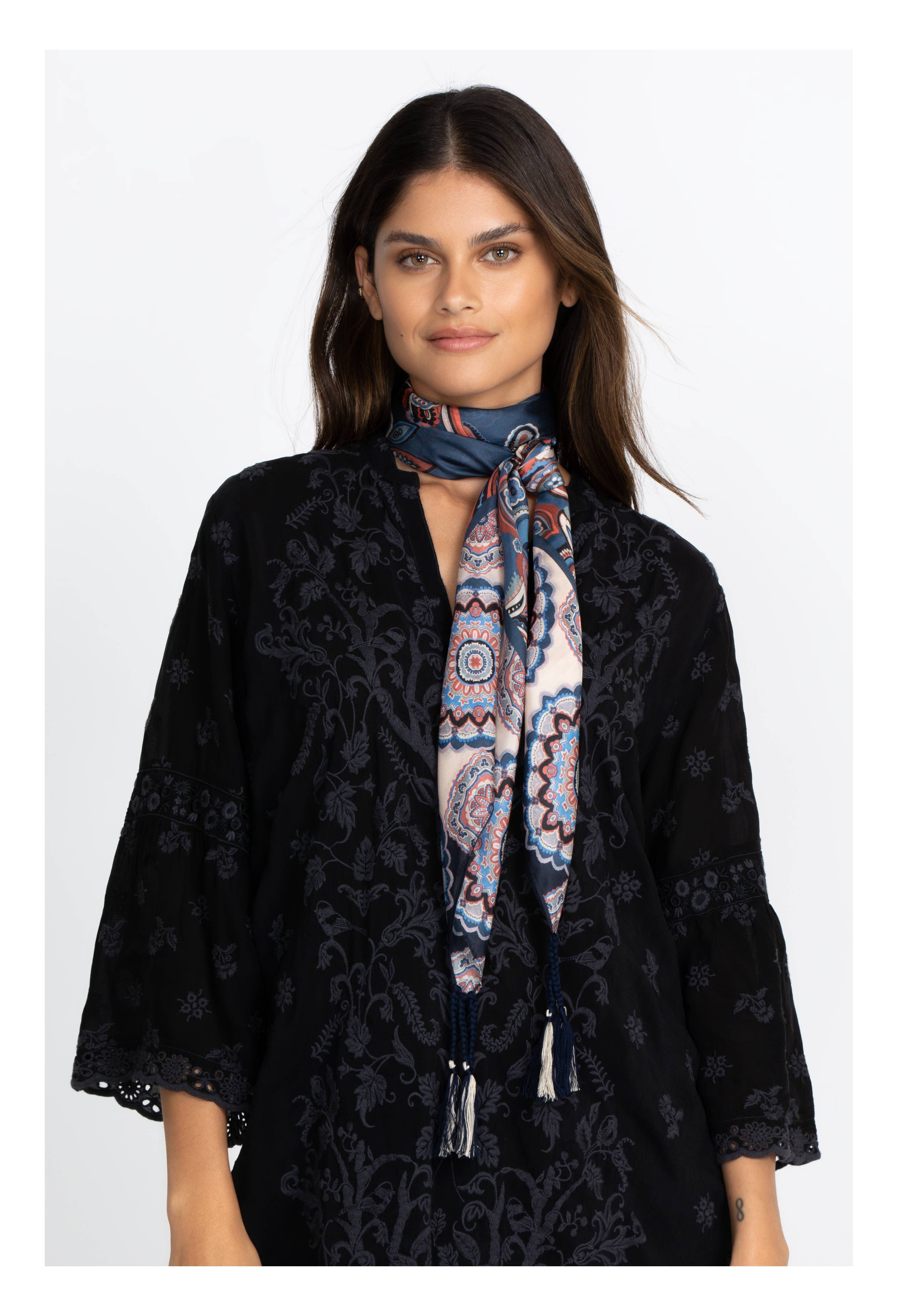 Fall Paisley Scarf, , large image number 1