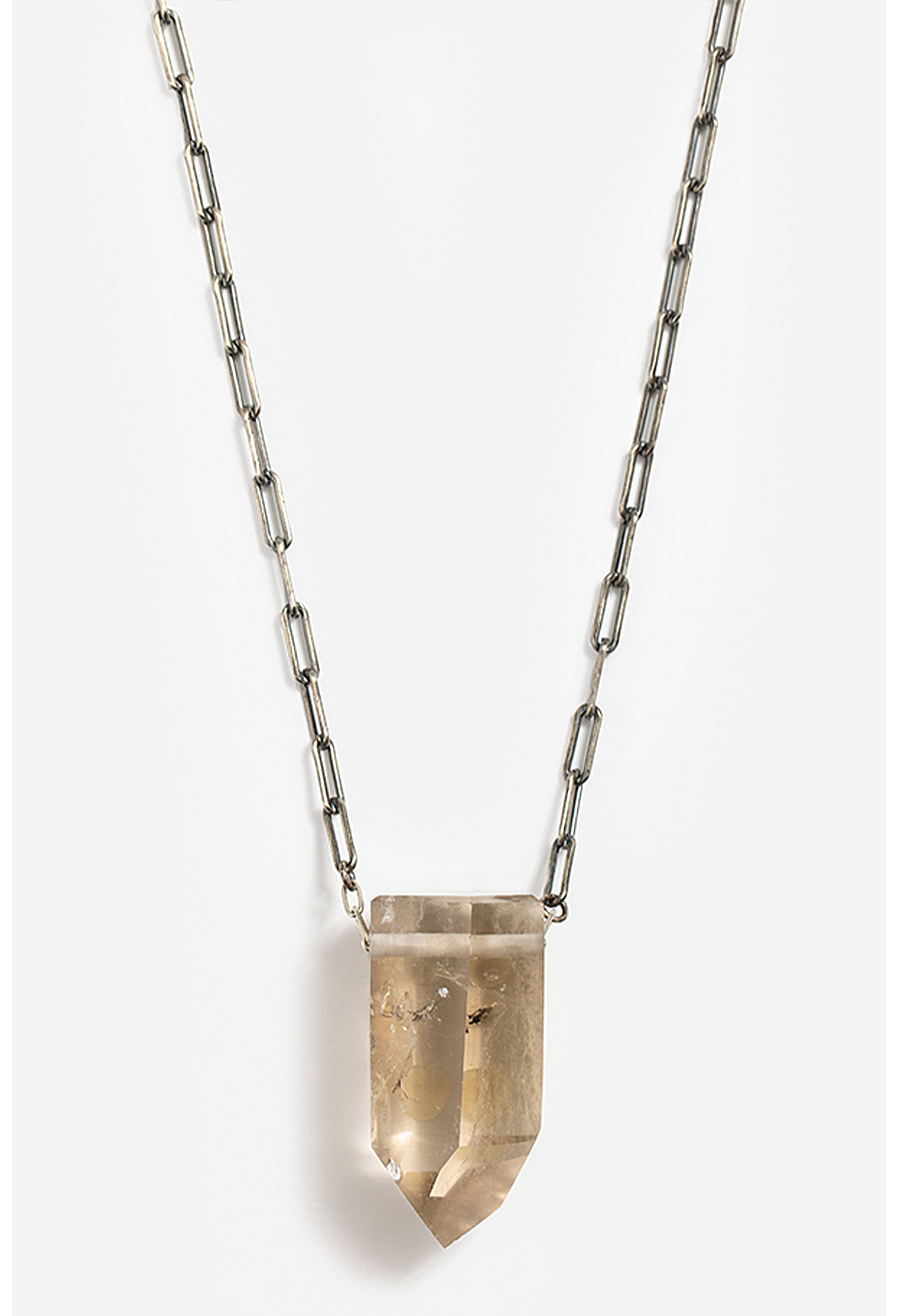 Joseph Brooks Large Quartz Crystal Necklace, , large image number 1