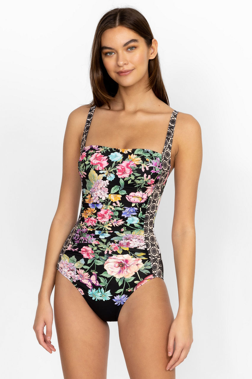 Ruched One Piece Swimsuit