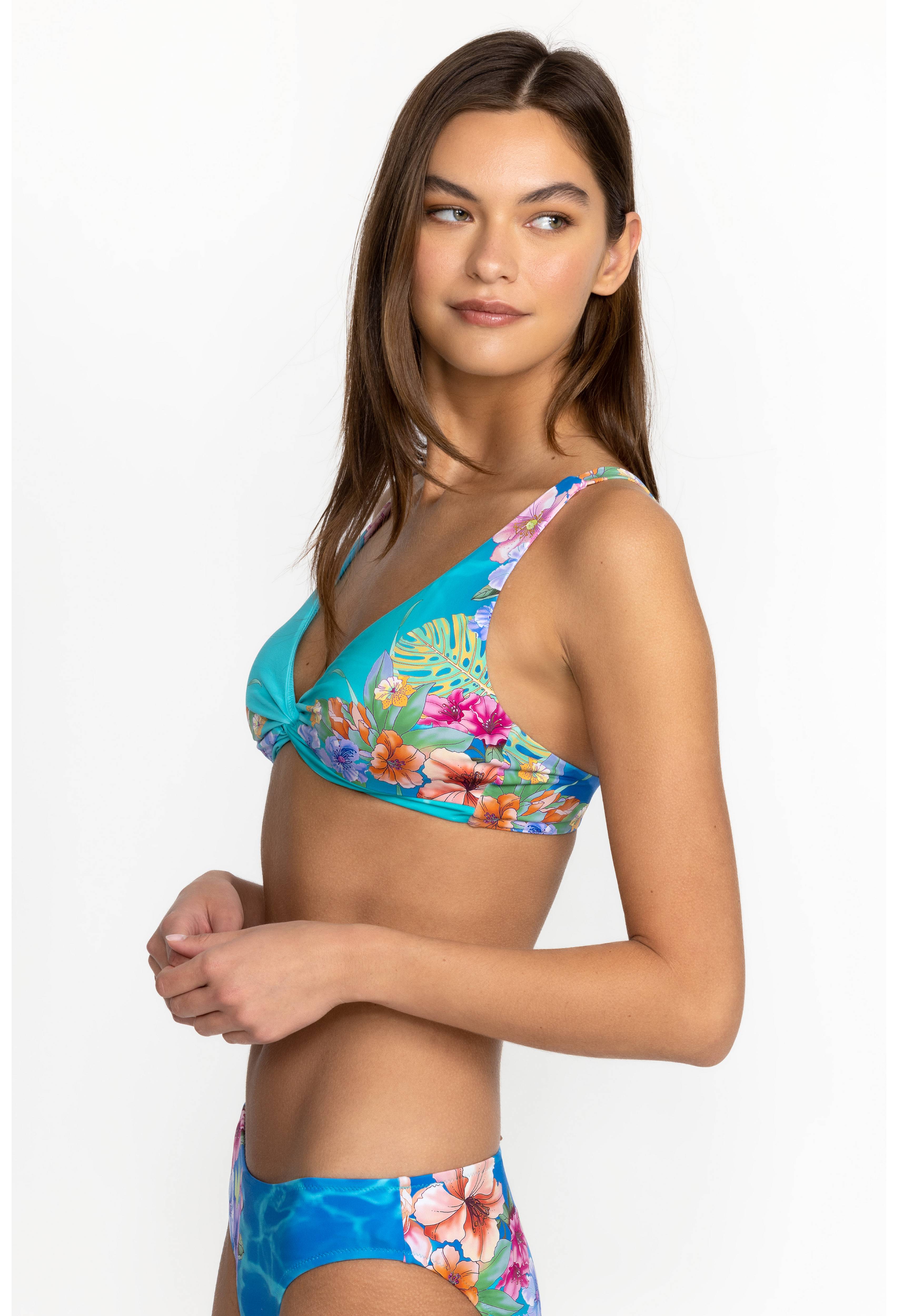 Water Tropic Tie Dye Twist Bikini Top, , large image number 2