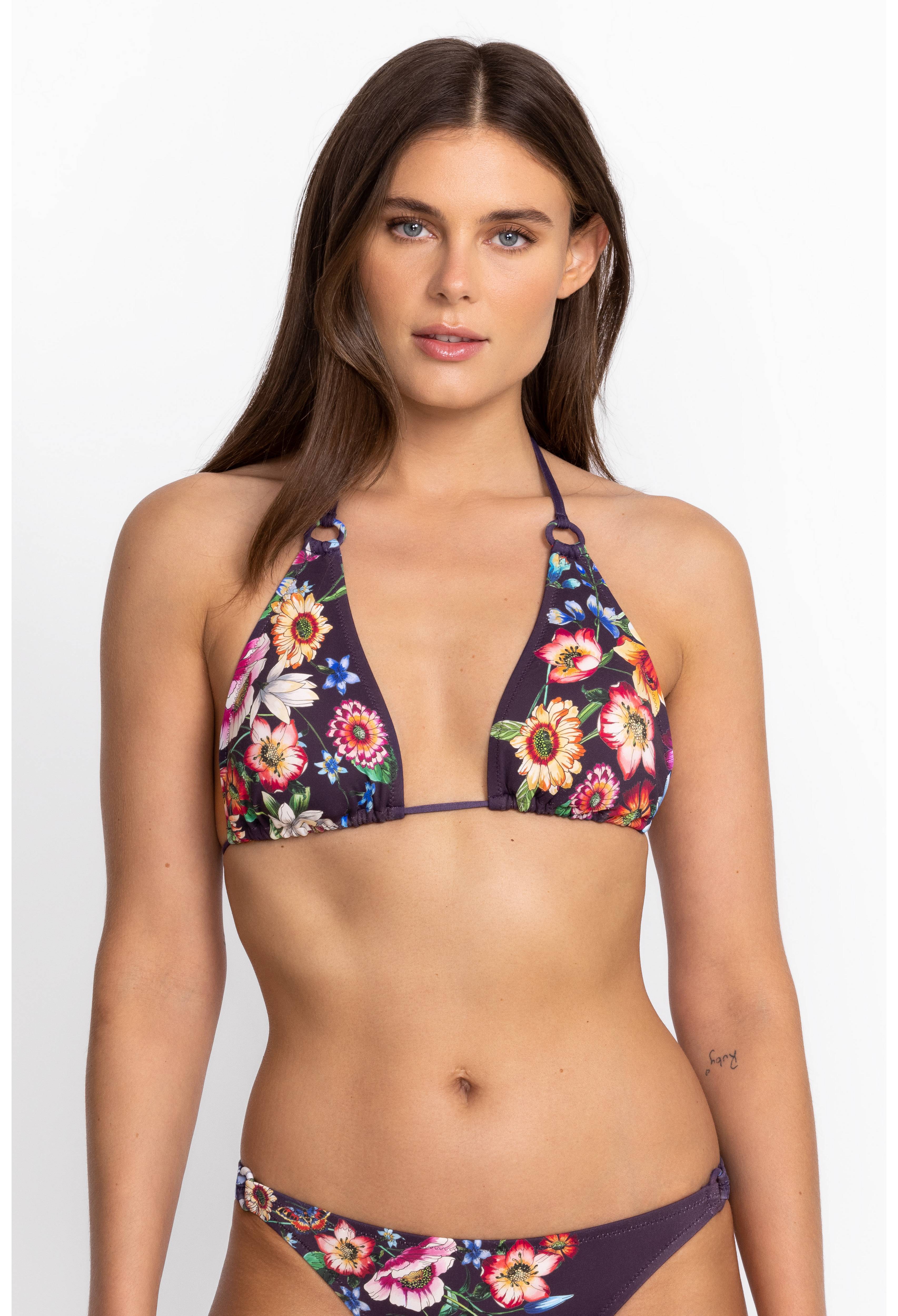 Ombre Floral Ring Bikini Top, , large image number 2