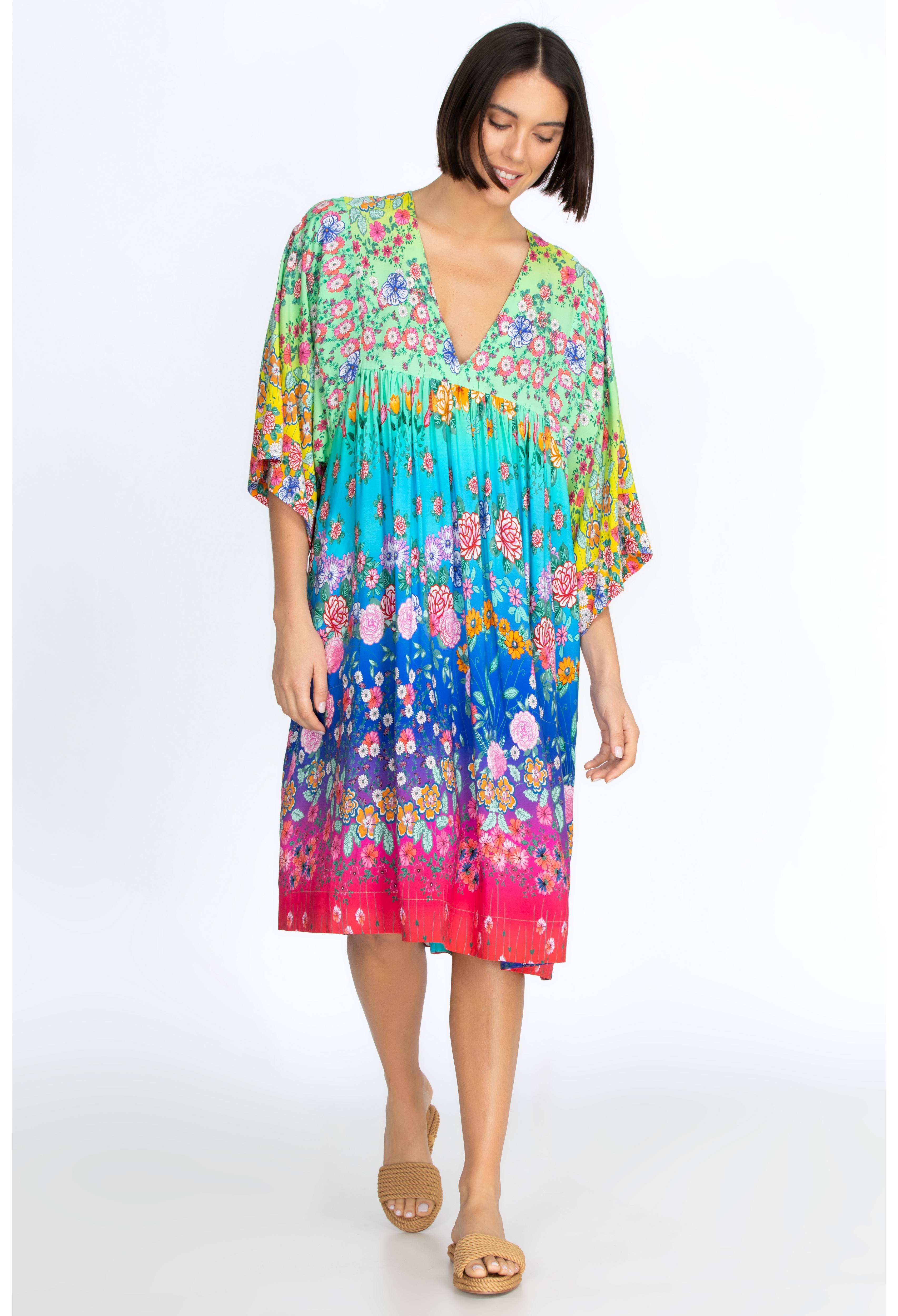 Rainbow Easy Cover-Up Dress, , large image number 2