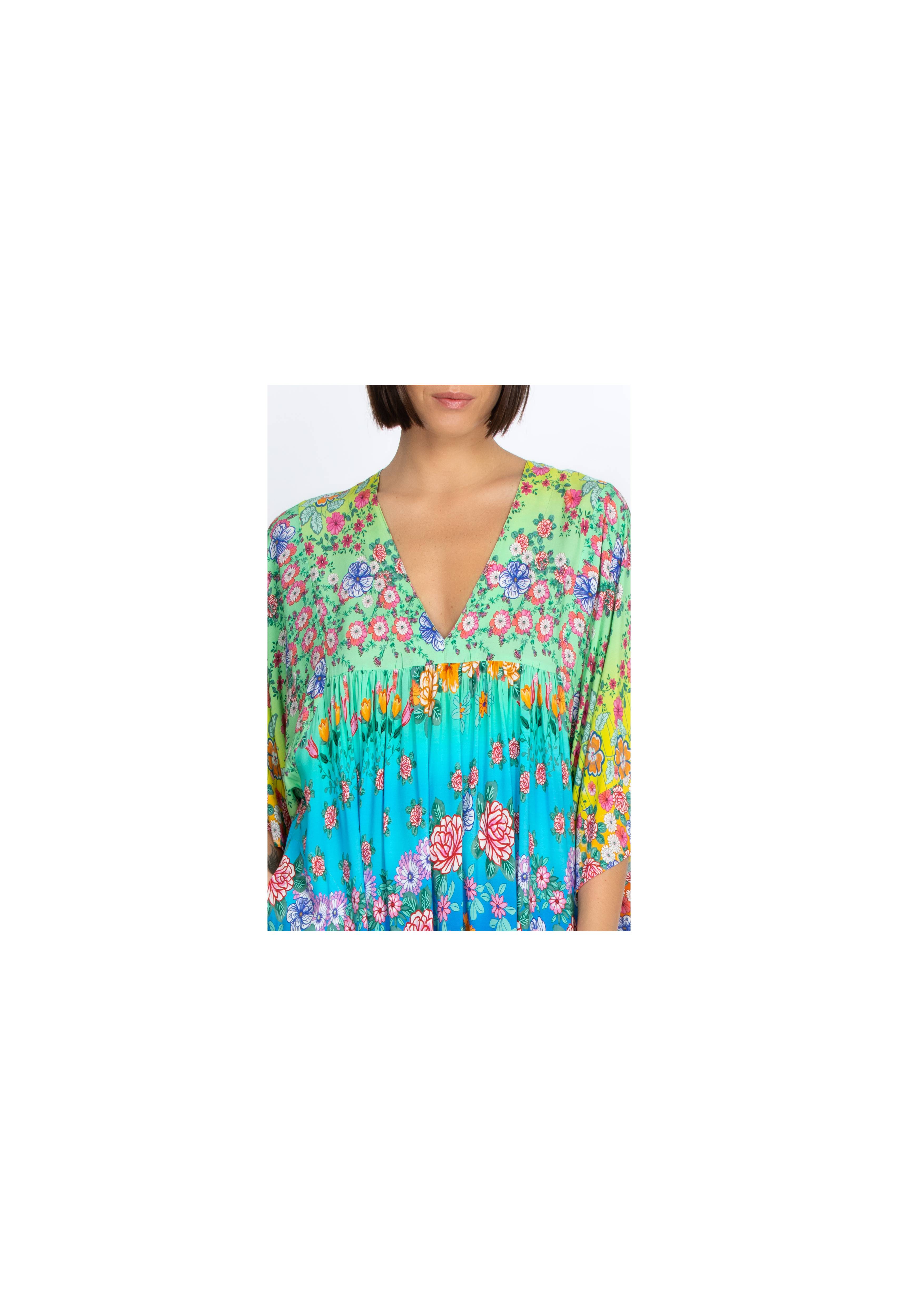 Rainbow Easy Cover-Up Dress, , large image number 5