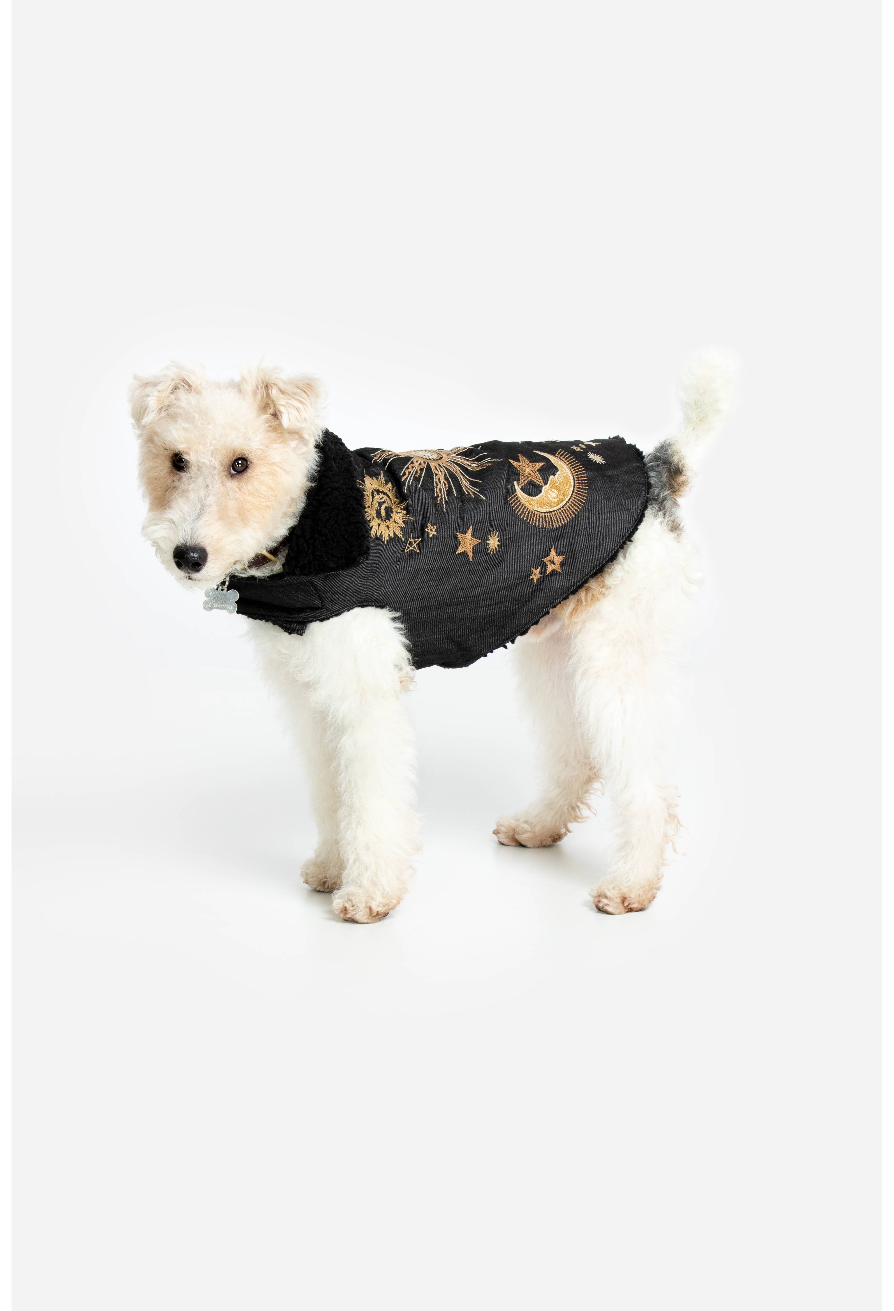 Lunata Denim Dog Jacket, , large image number 1
