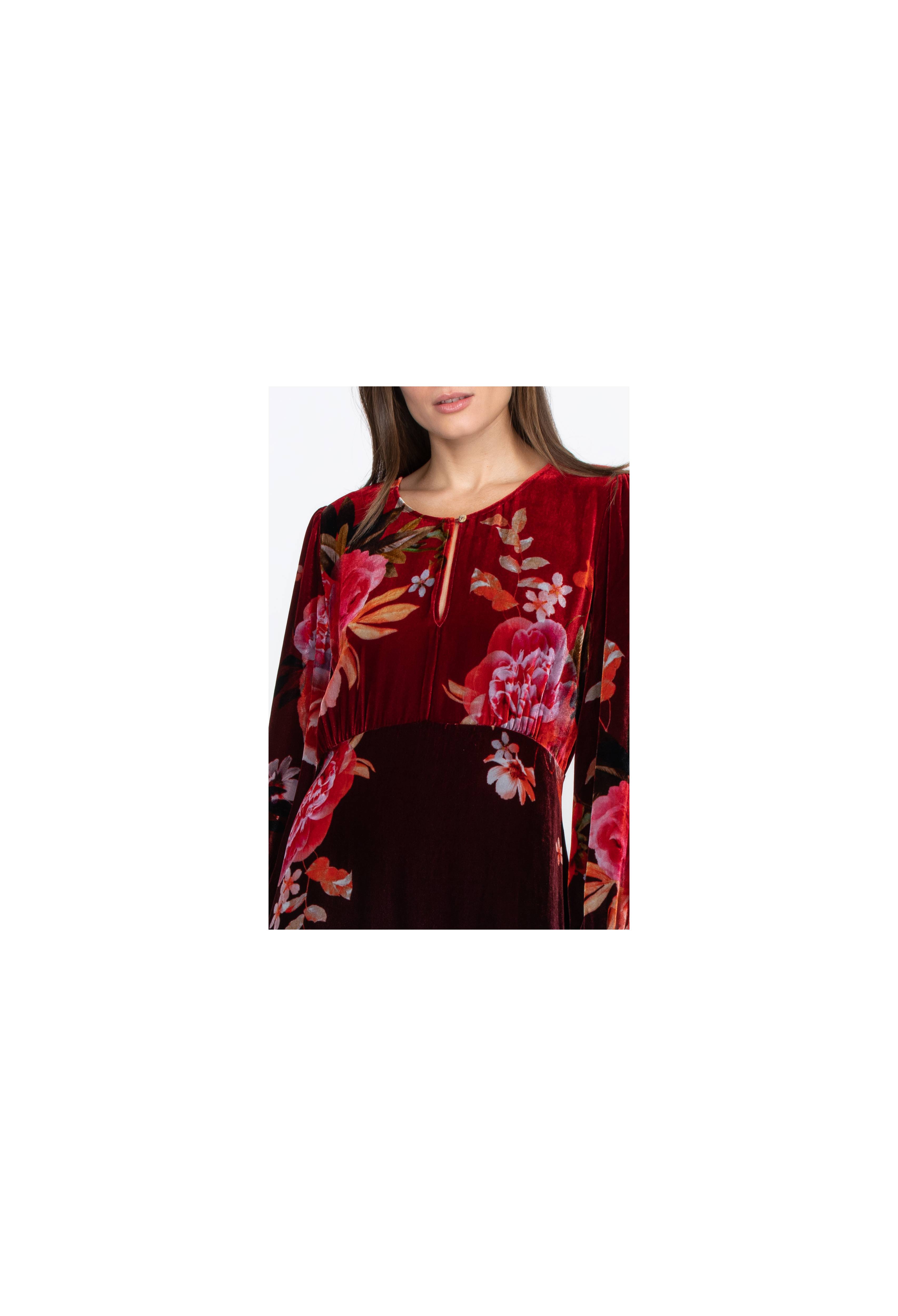 Coralie Velvet Effortless Midi Dress, , large image number 5