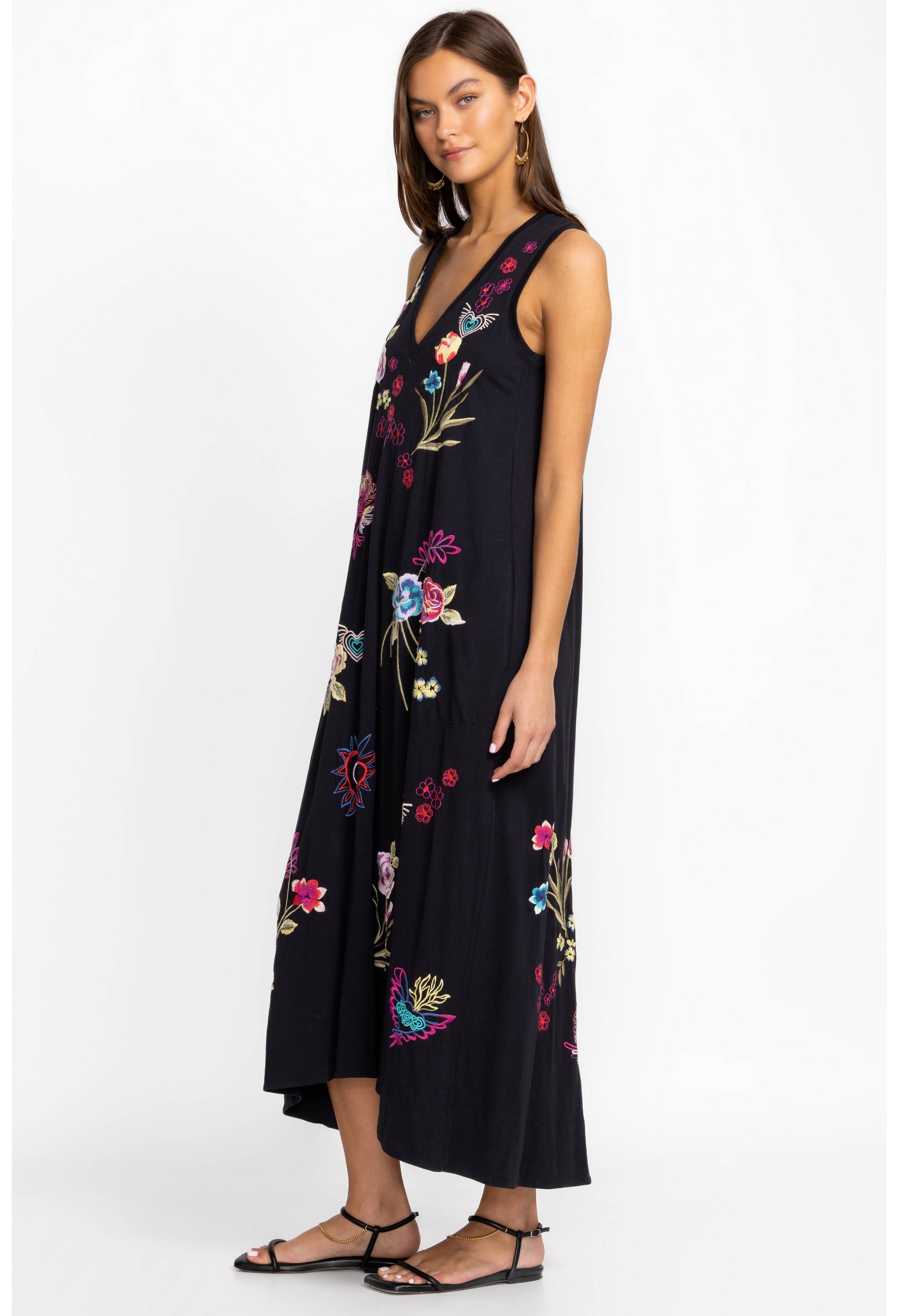 Jessi Knit V-Neck Maxi Dress, , large image number 2