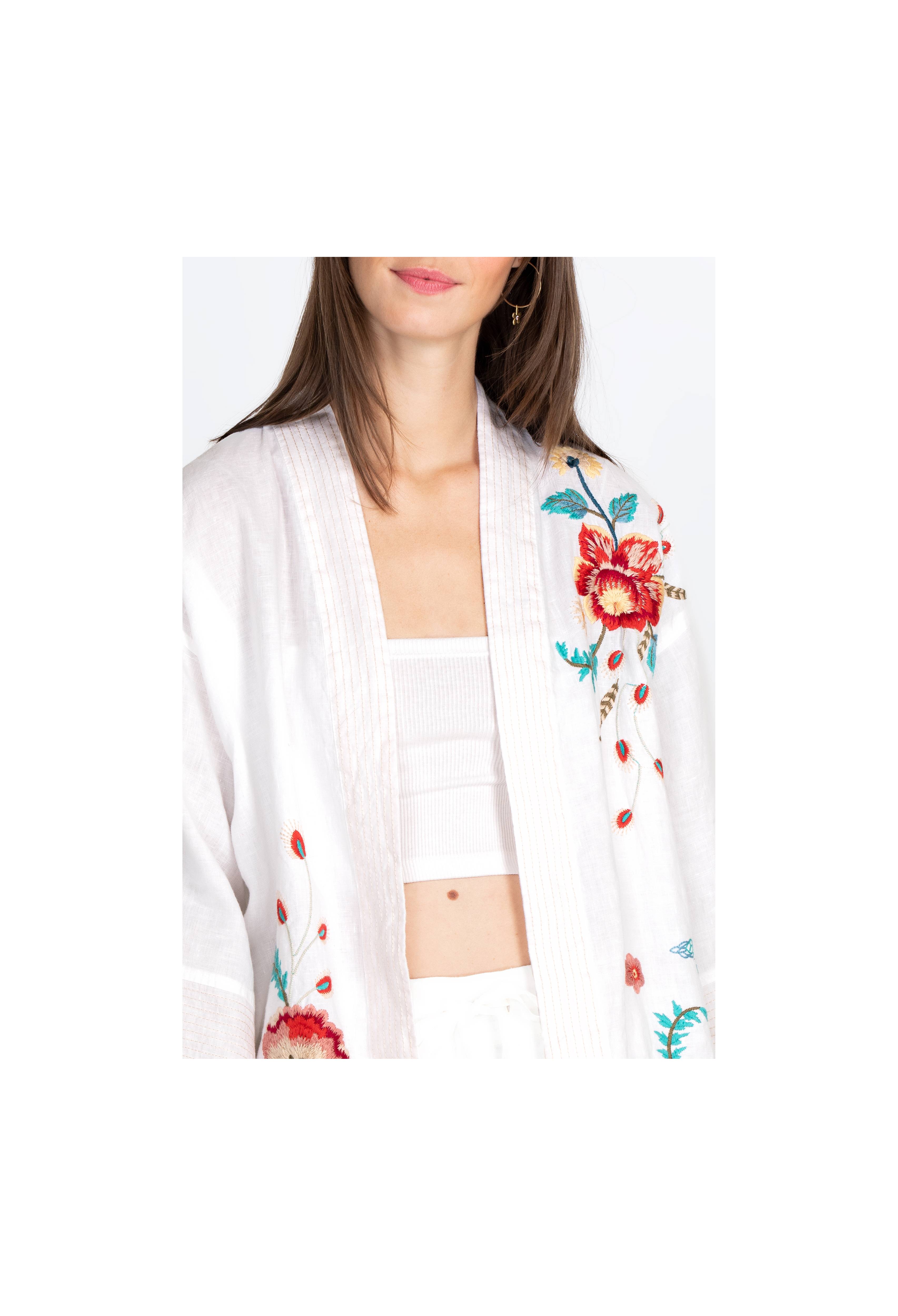Grace Cropped Kimono, , large image number 4