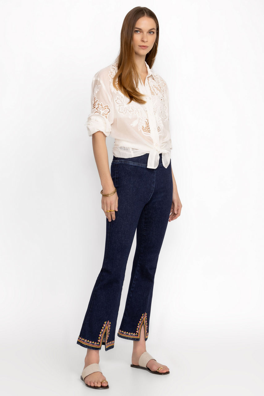 How to Style It: Cropped Flare Jeans - Merrick's Art