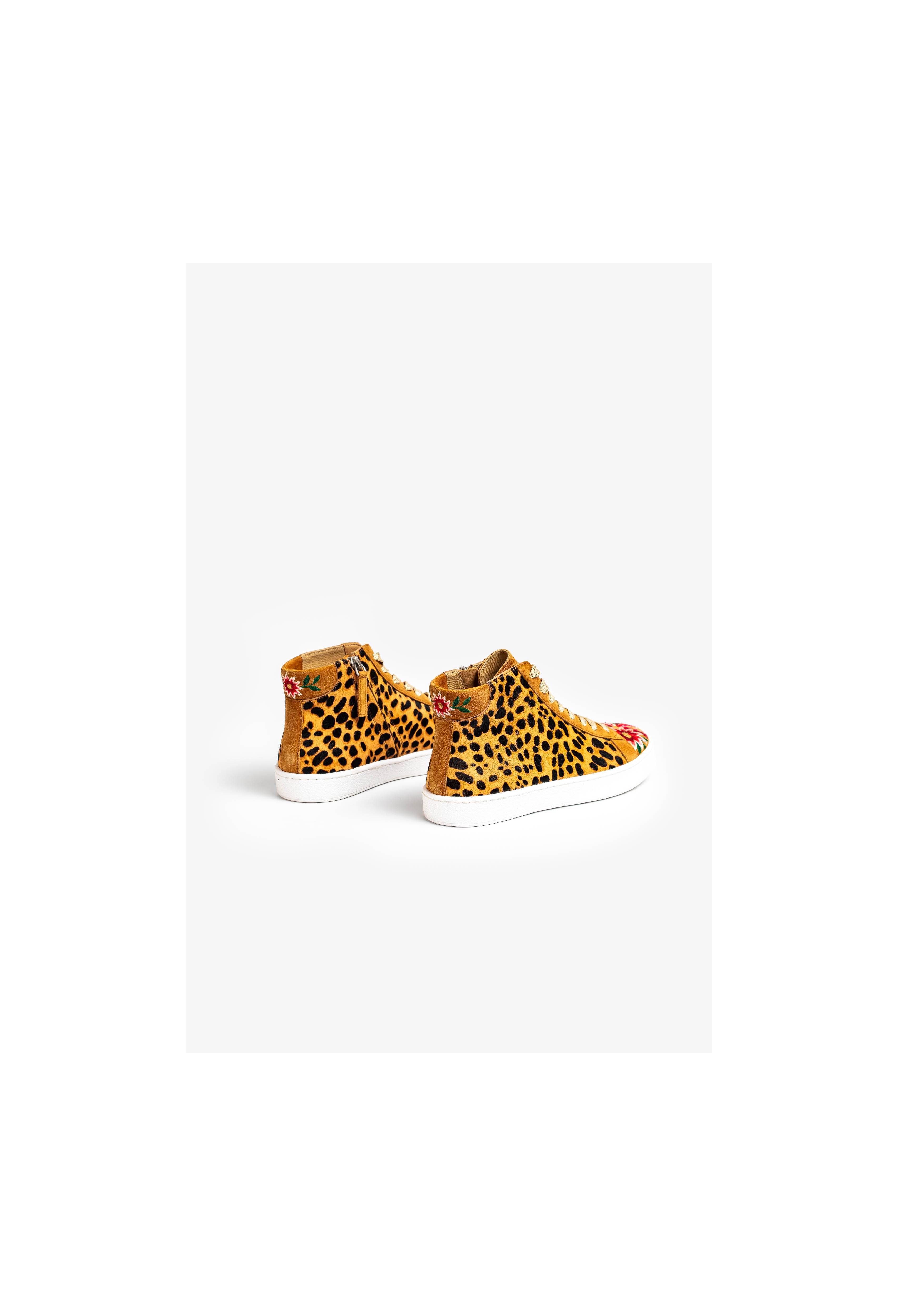 Junia Leopard Hi Top Sneaker, , large image number 3