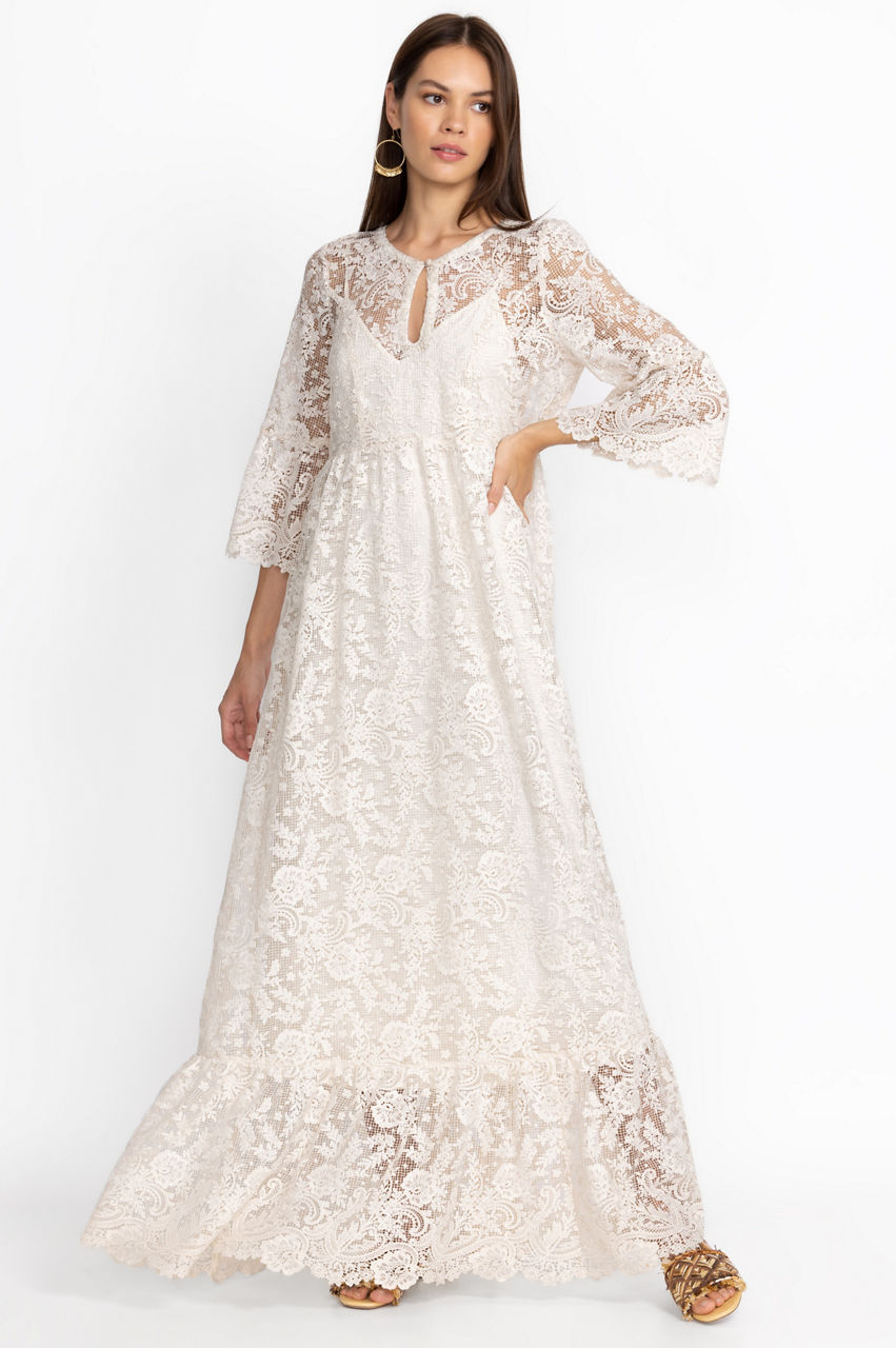 Harper Recycled Lace Maxi Dress