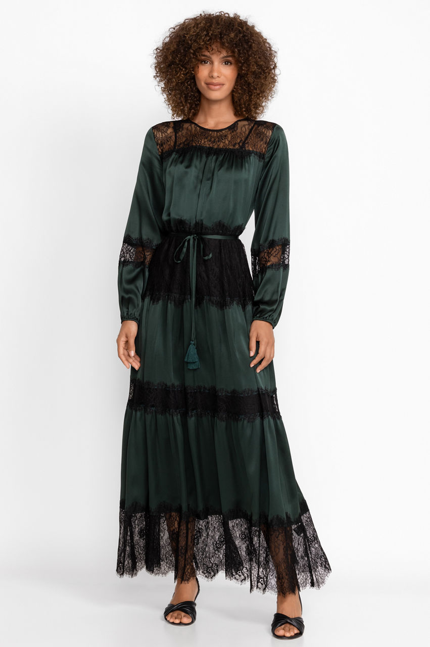 Reformation Kailyn Silk Dress