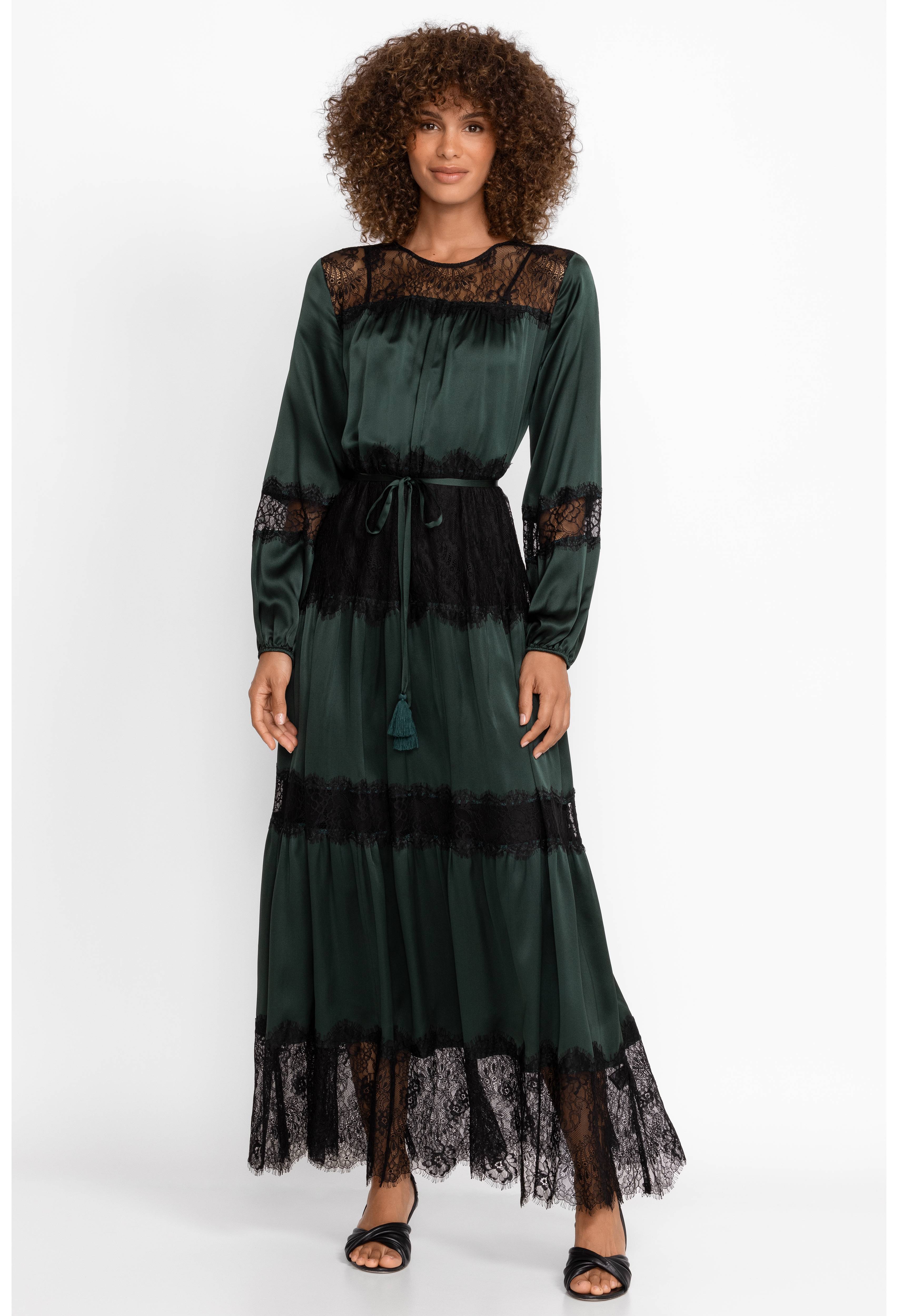 Midnight Silk Dress, , large image number 1