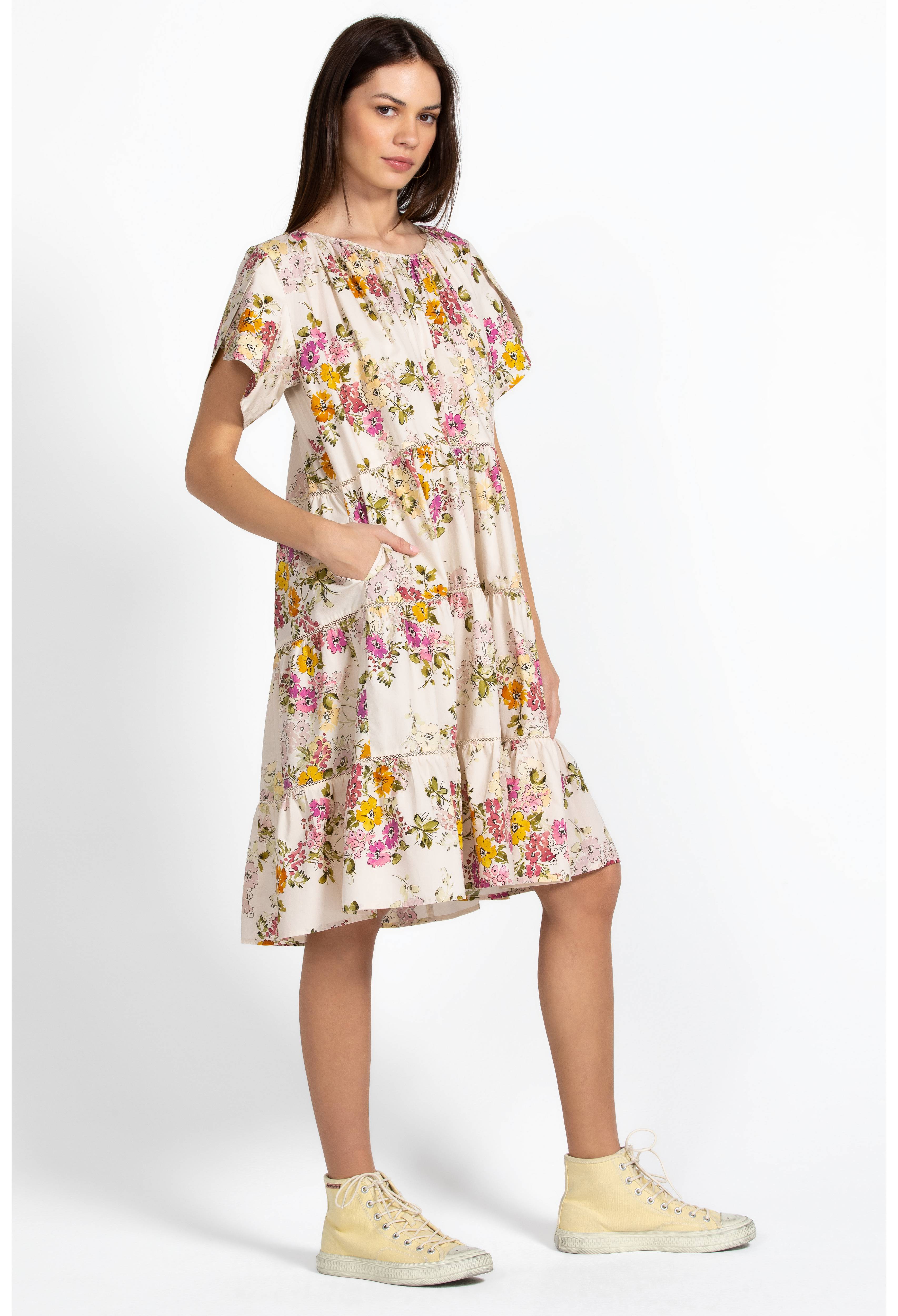 Magnolia Tiered Mini Dress, , large image number 1