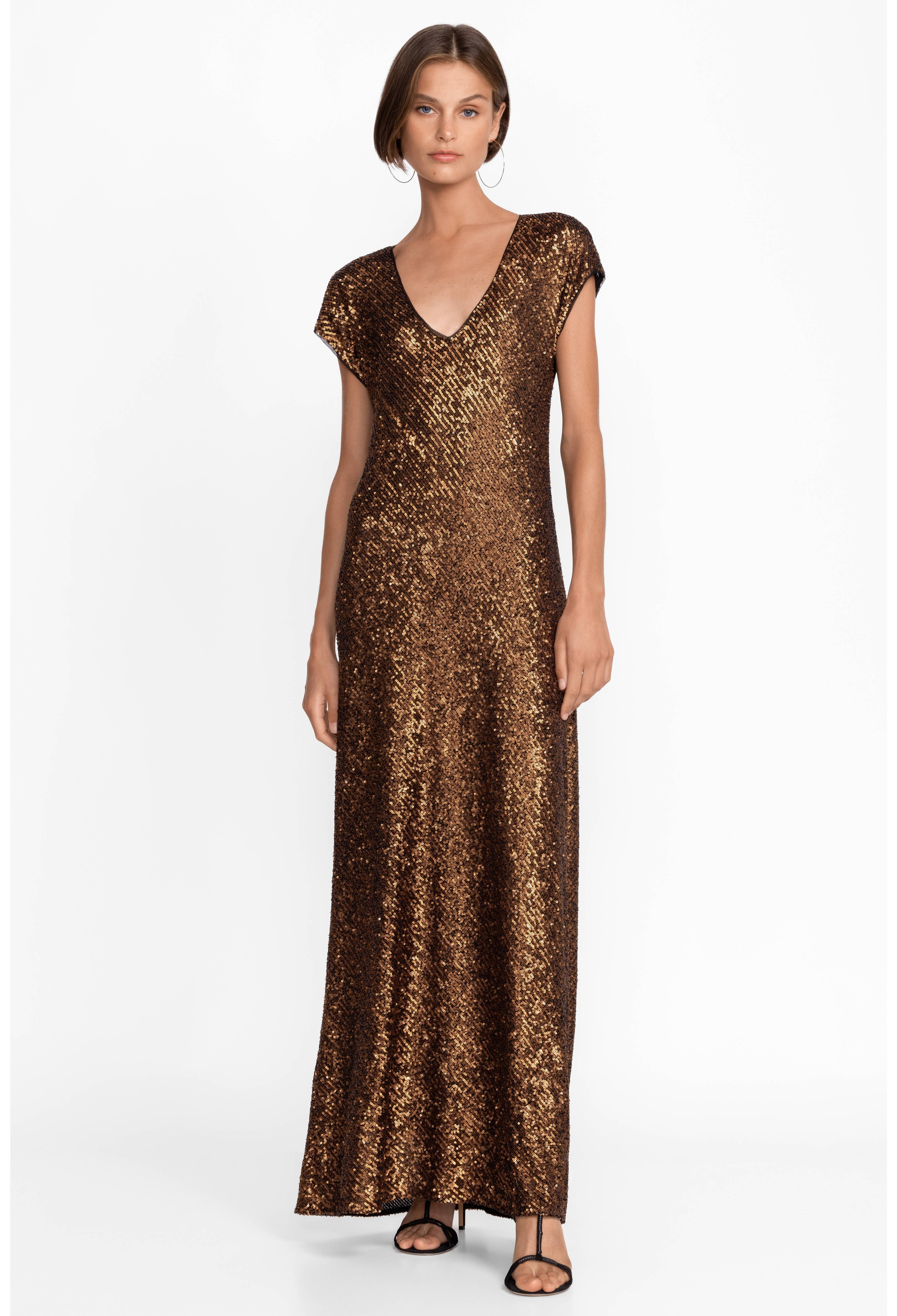 Toto Sequin Maxi Dress, , large image number 1