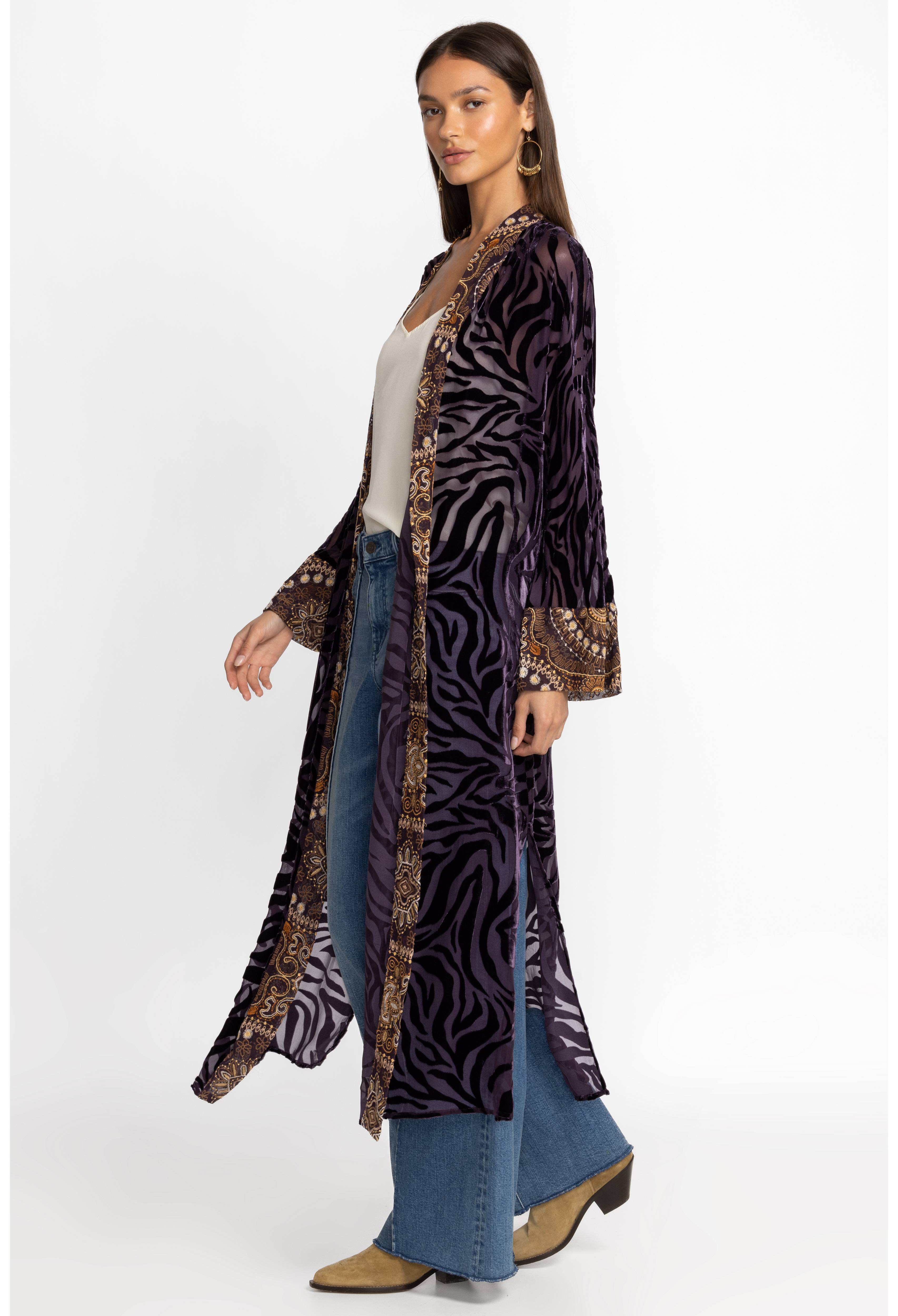 Twilight Silk Kimono, , large image number 2