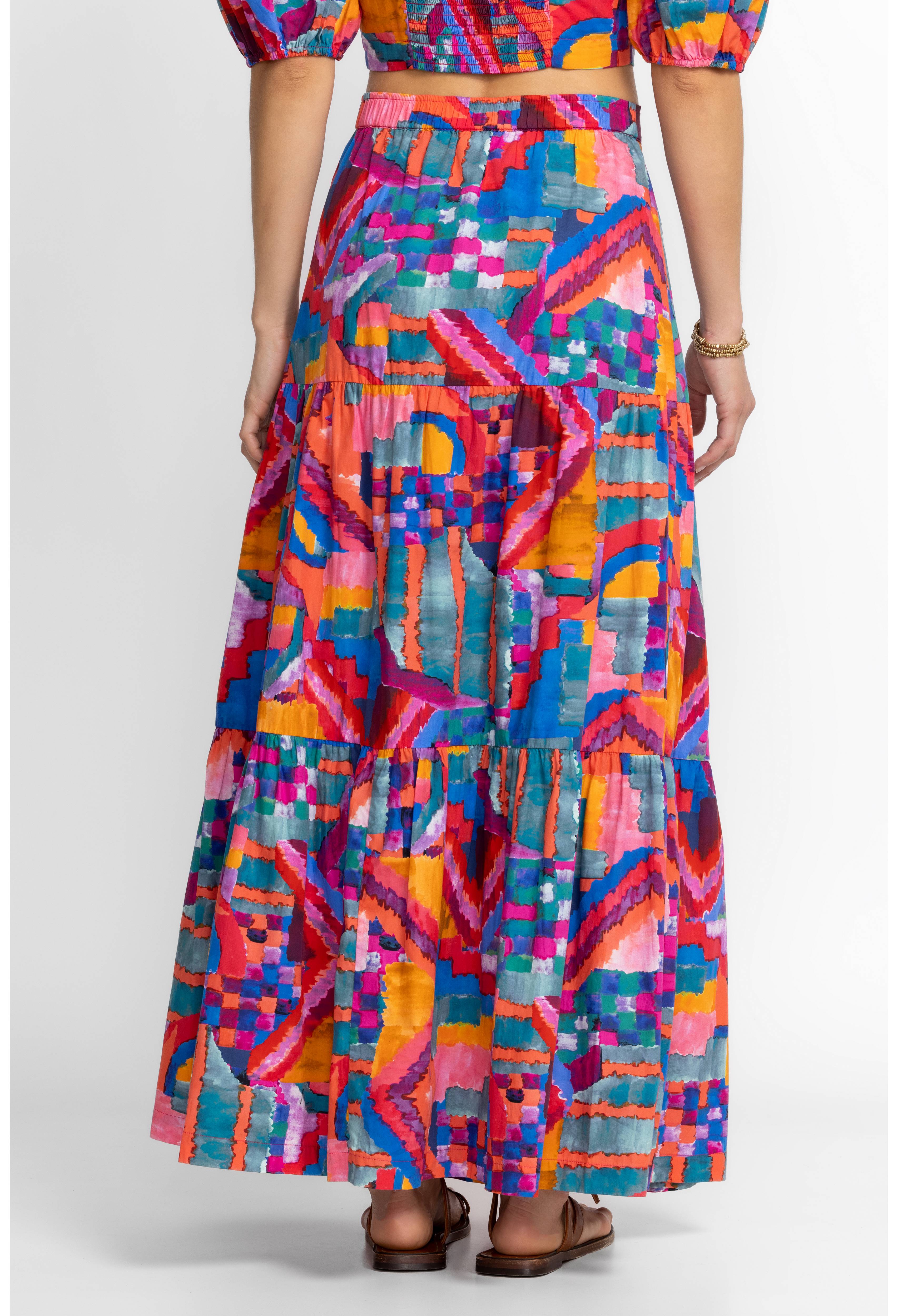 Summer Daydream Poplin Skirt, , large image number 4