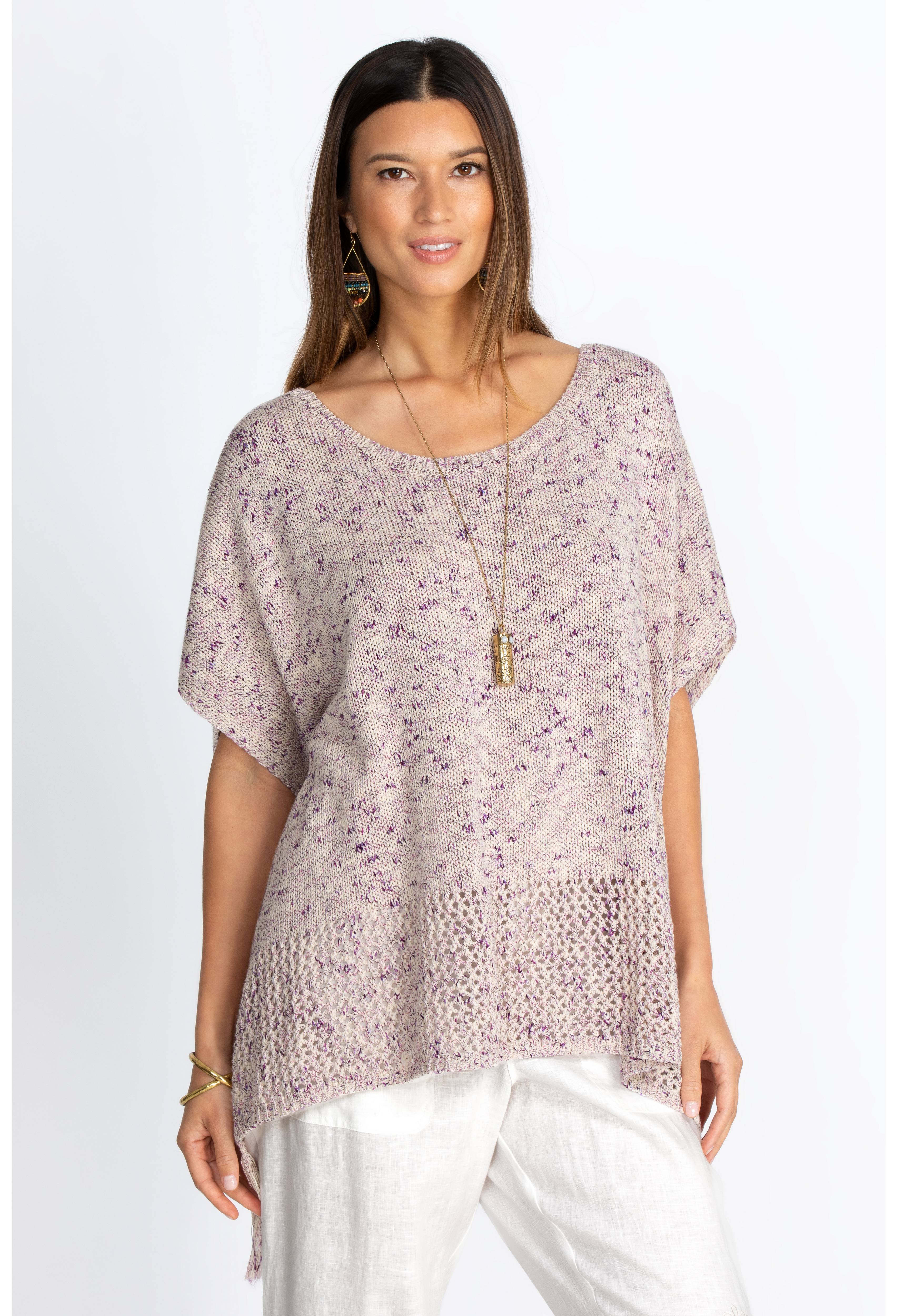 Poncho With Tassels, , large image number 1