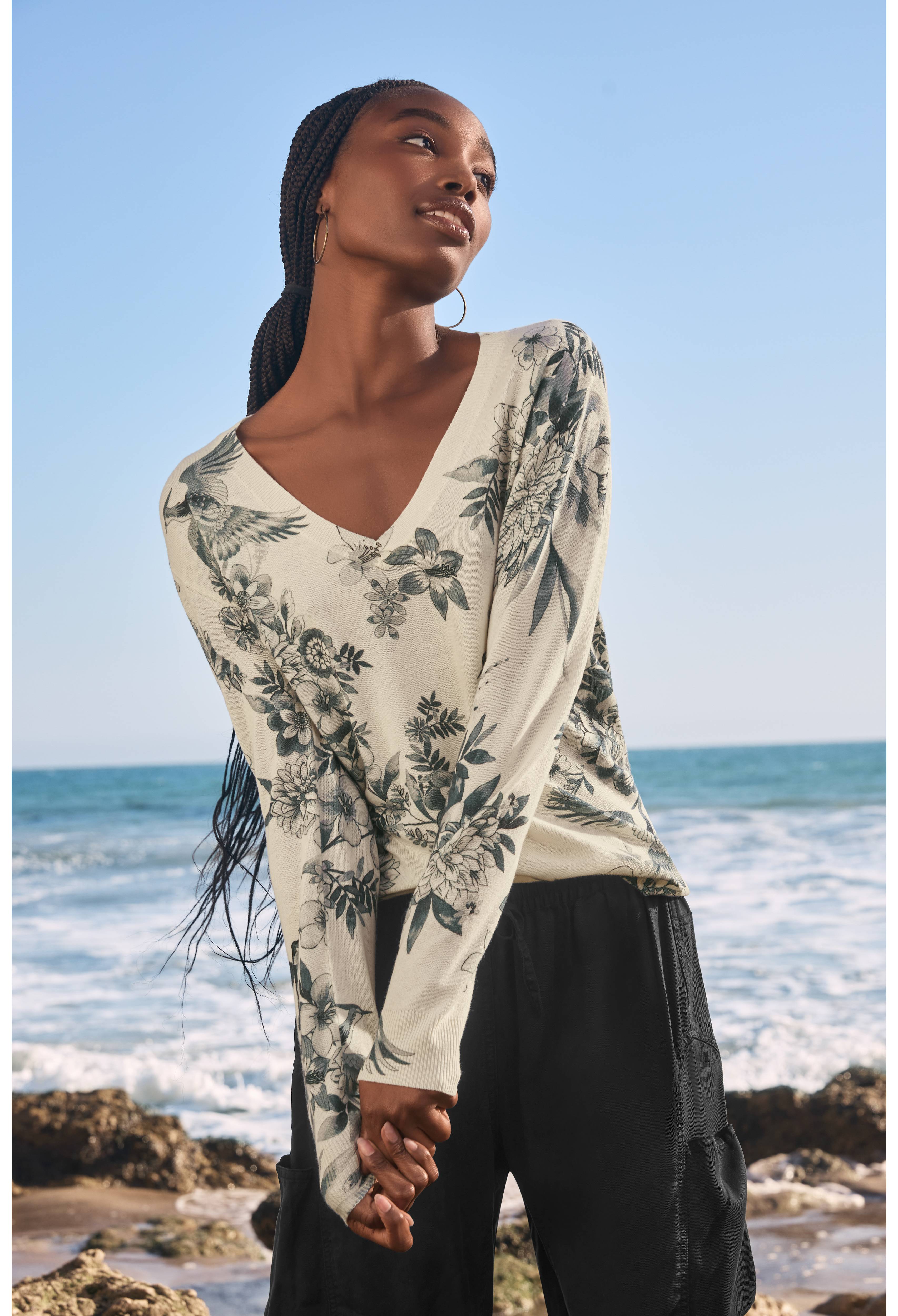 Anahi Printed Pullover, , large image number 7