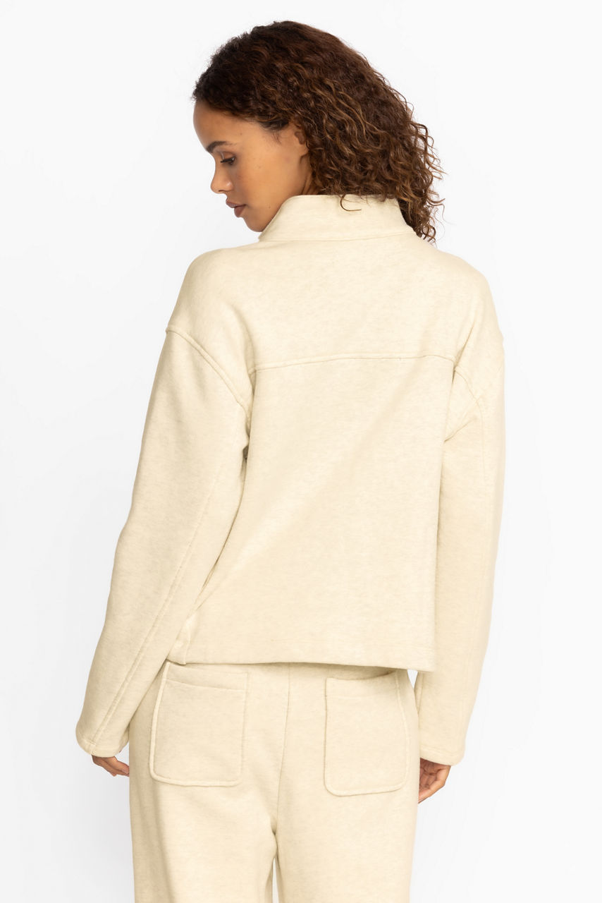 FRENCH TERRY MOCK NECK SHACKET