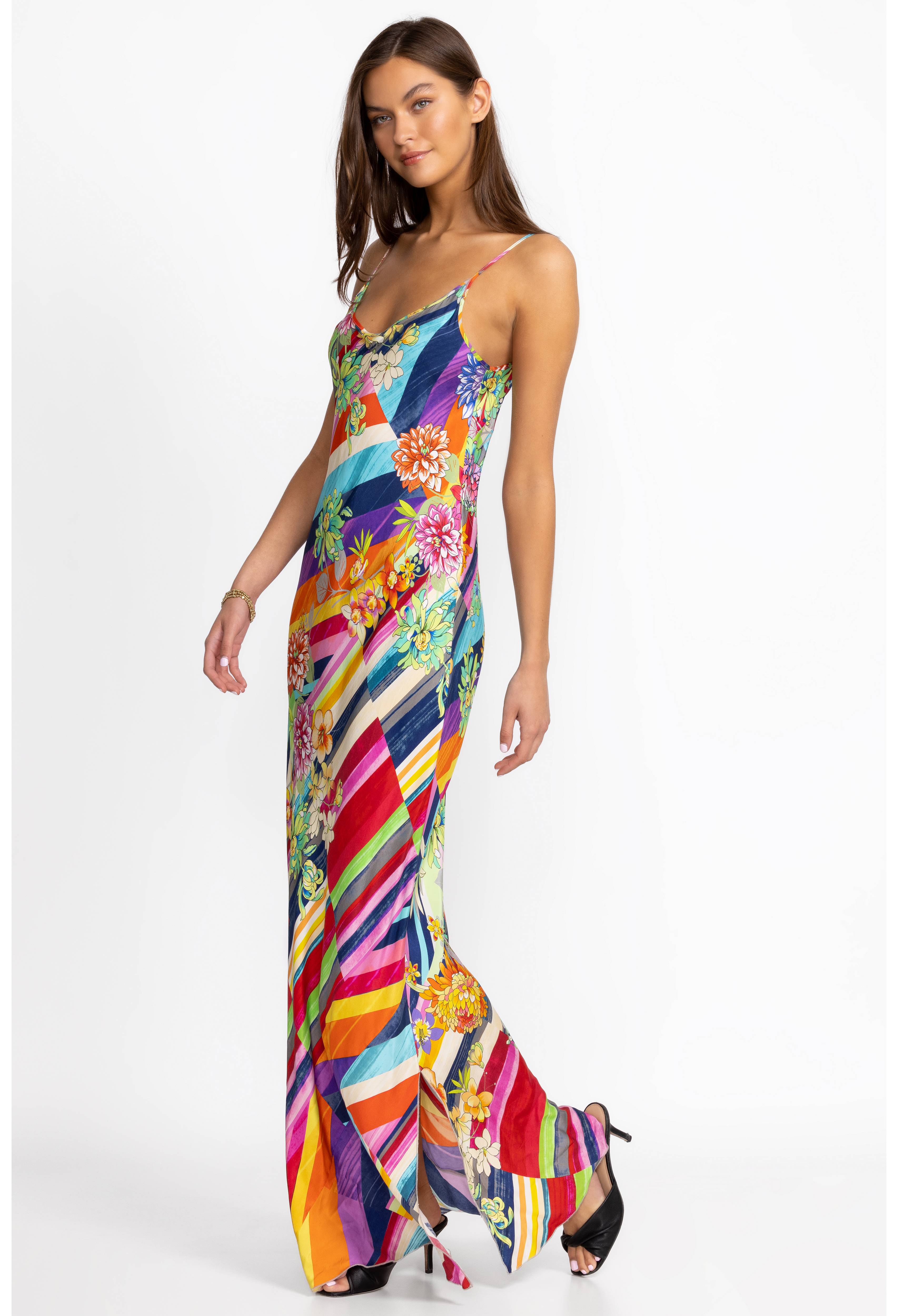 Summer Stripe Slip Dress, , large image number 2