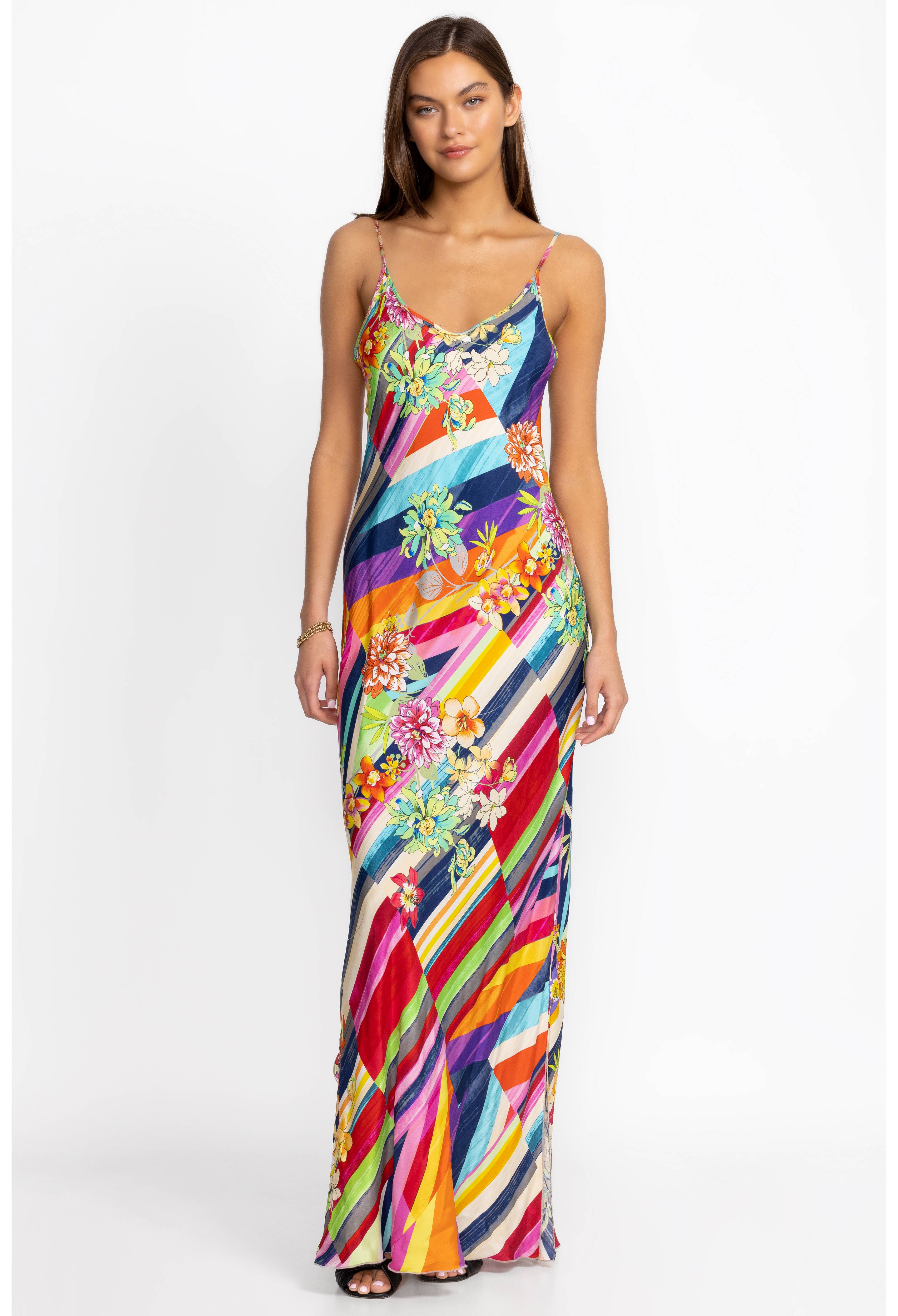 Summer Stripe Slip Dress, , large image number 3