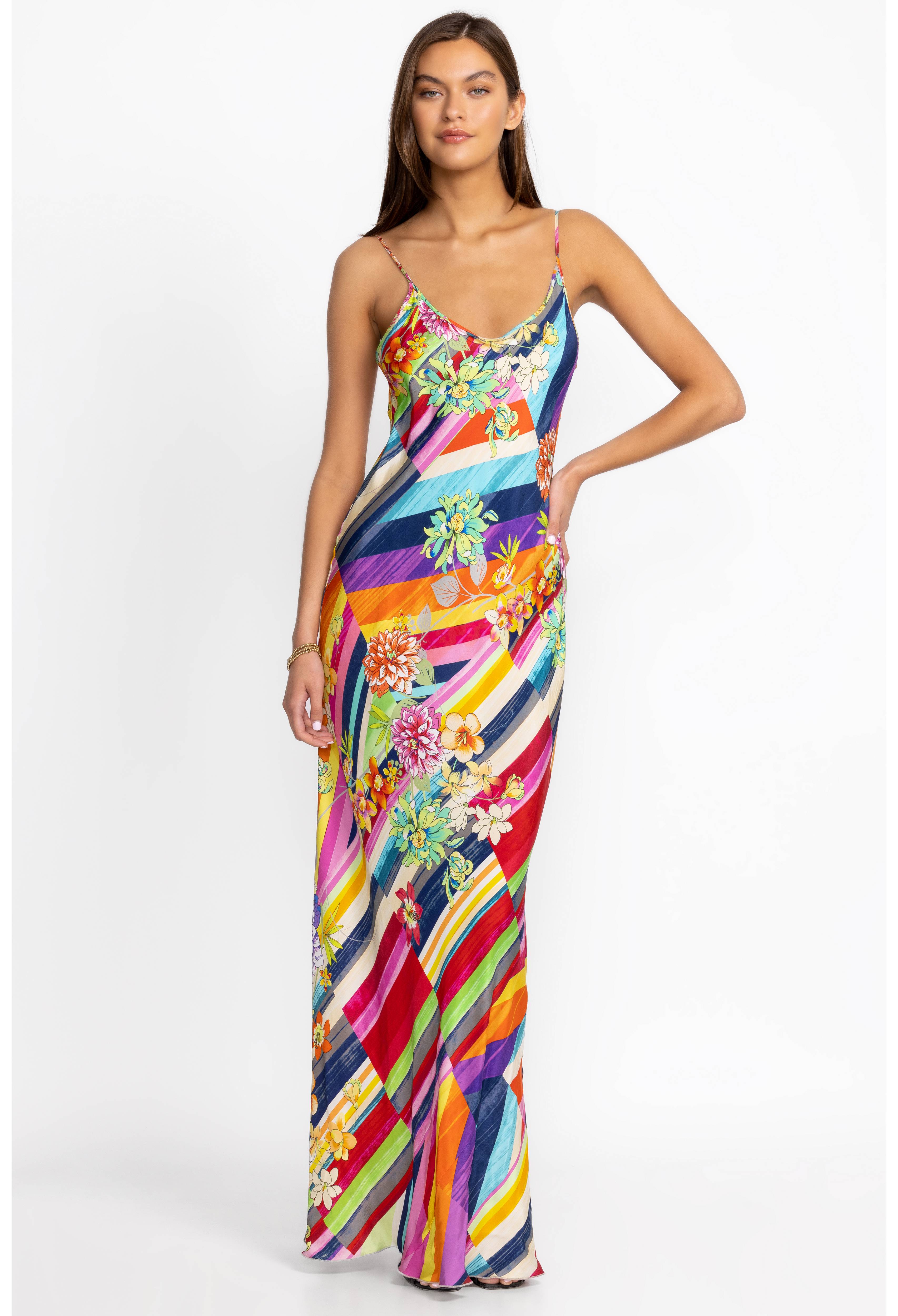 Summer Stripe Slip Dress, , large image number 6