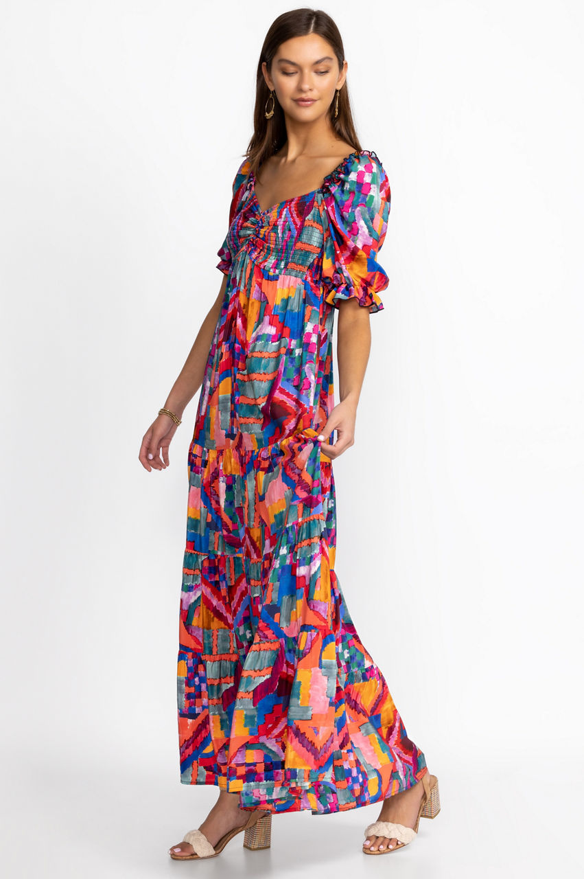 Summer Daydream Silk Maxi Dress