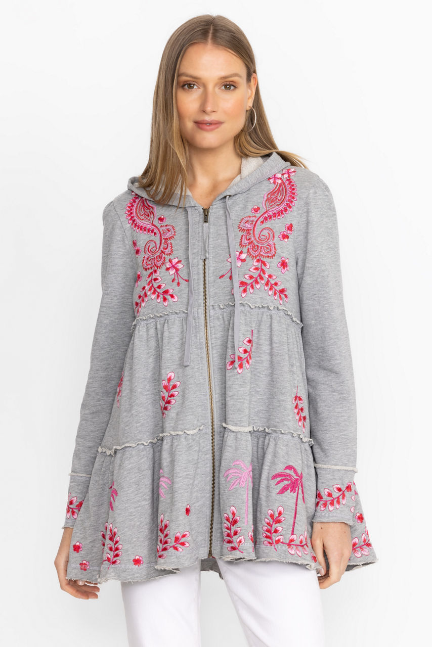 CASSIA TIERED HOODIE