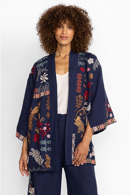Women's Boho Kimonos - Silk Kimonos & Dusters | Johnny Was