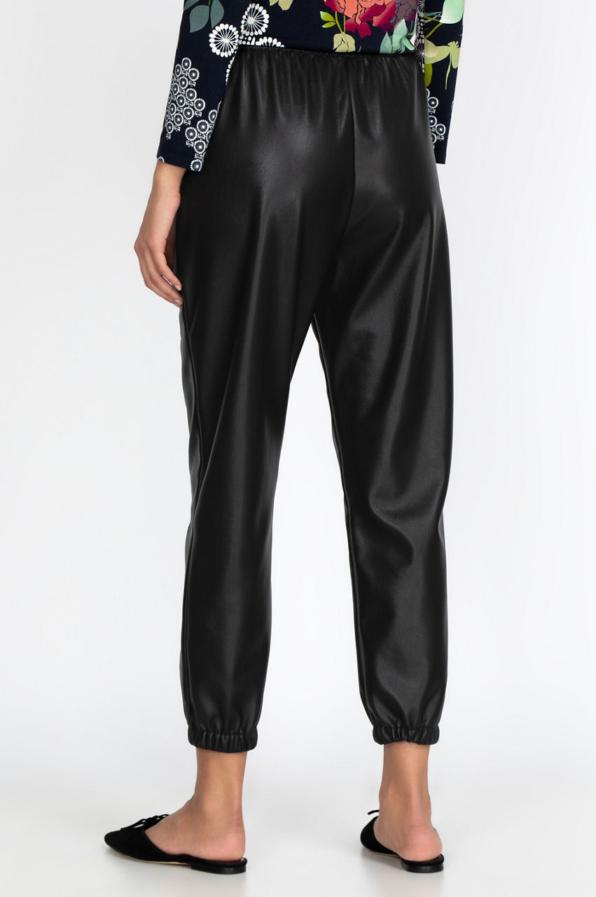 Leather Jogger Pants 