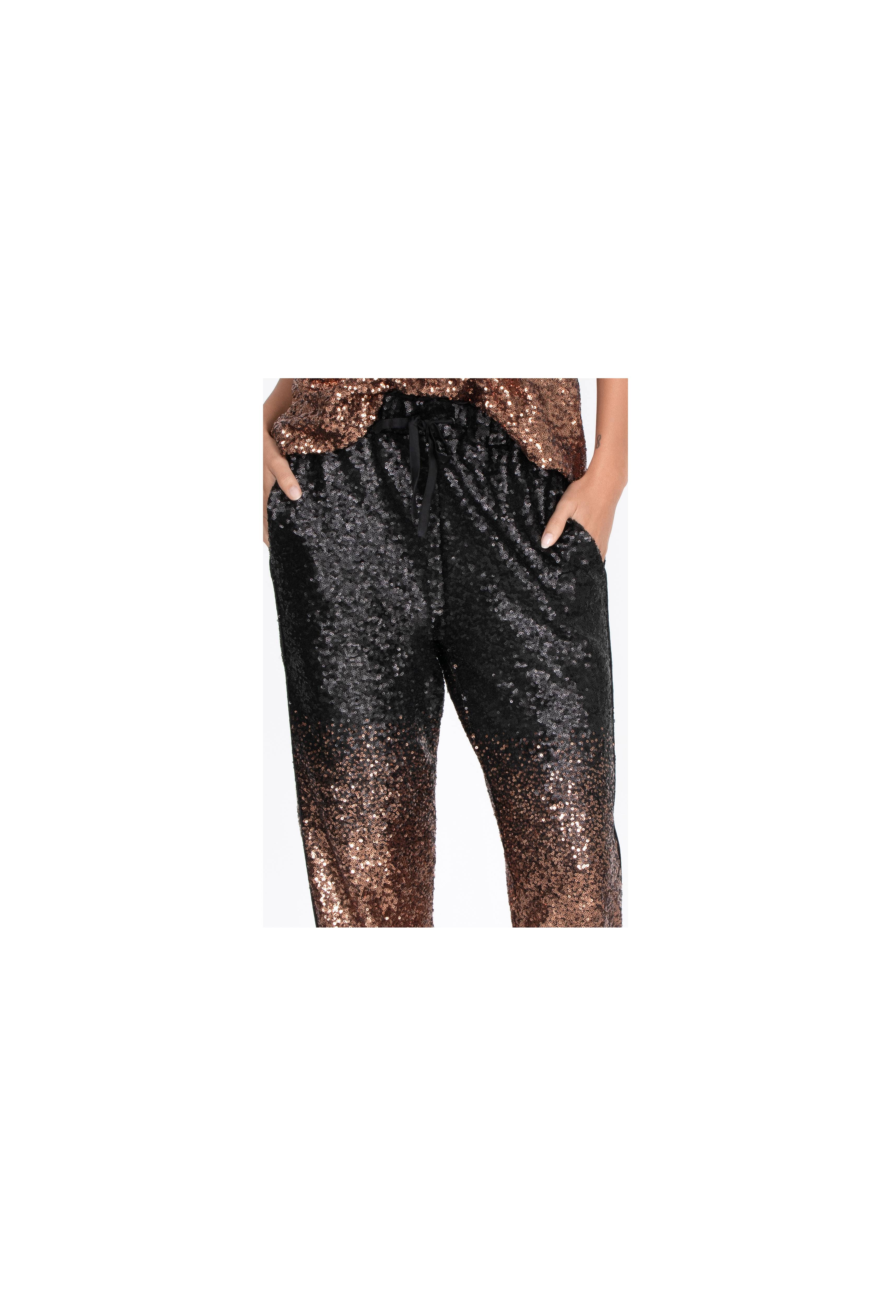 Sequin Gold Jett Jogger, , large image number 5