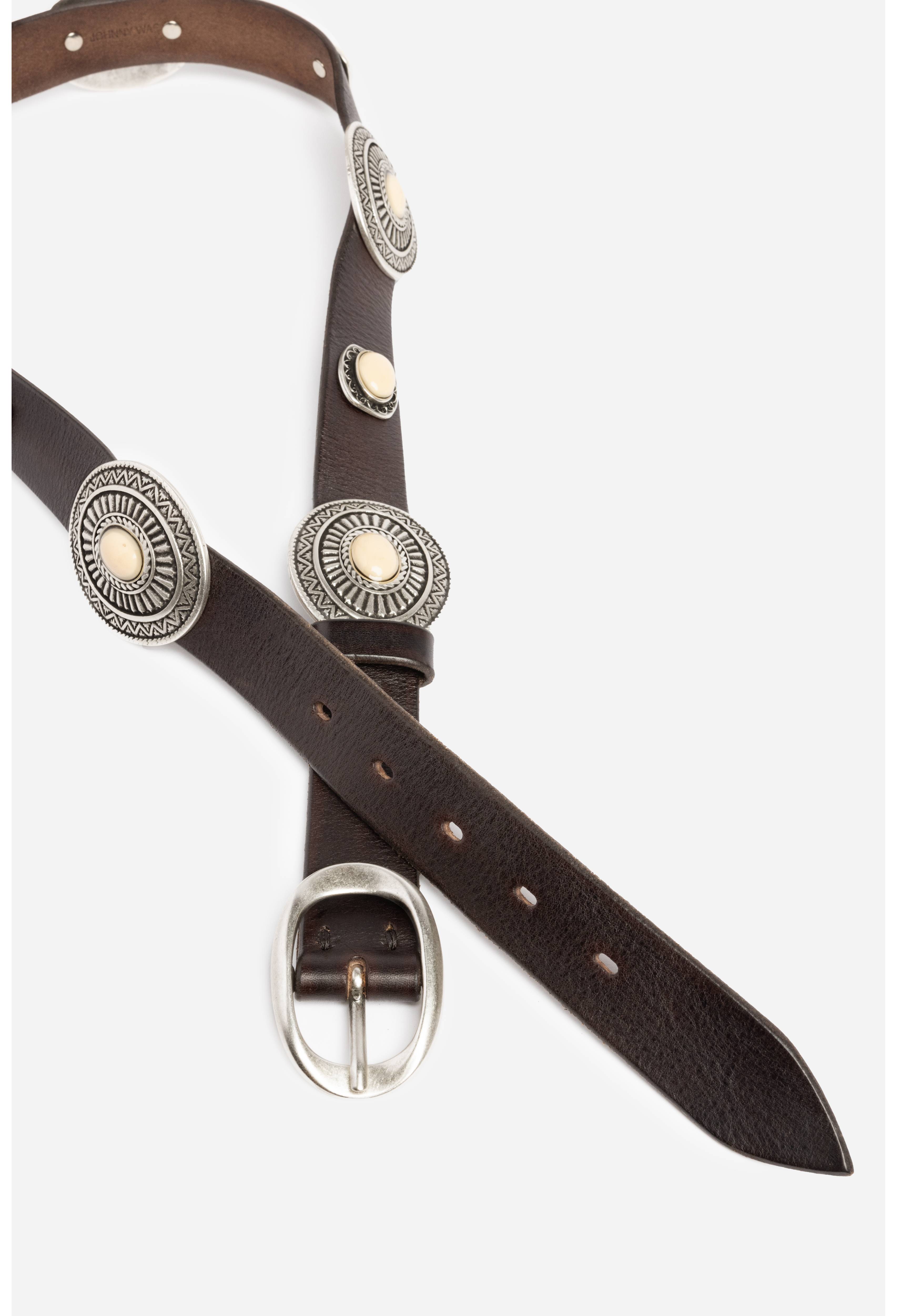Avorio Italian Leather Belt, , large image number 3