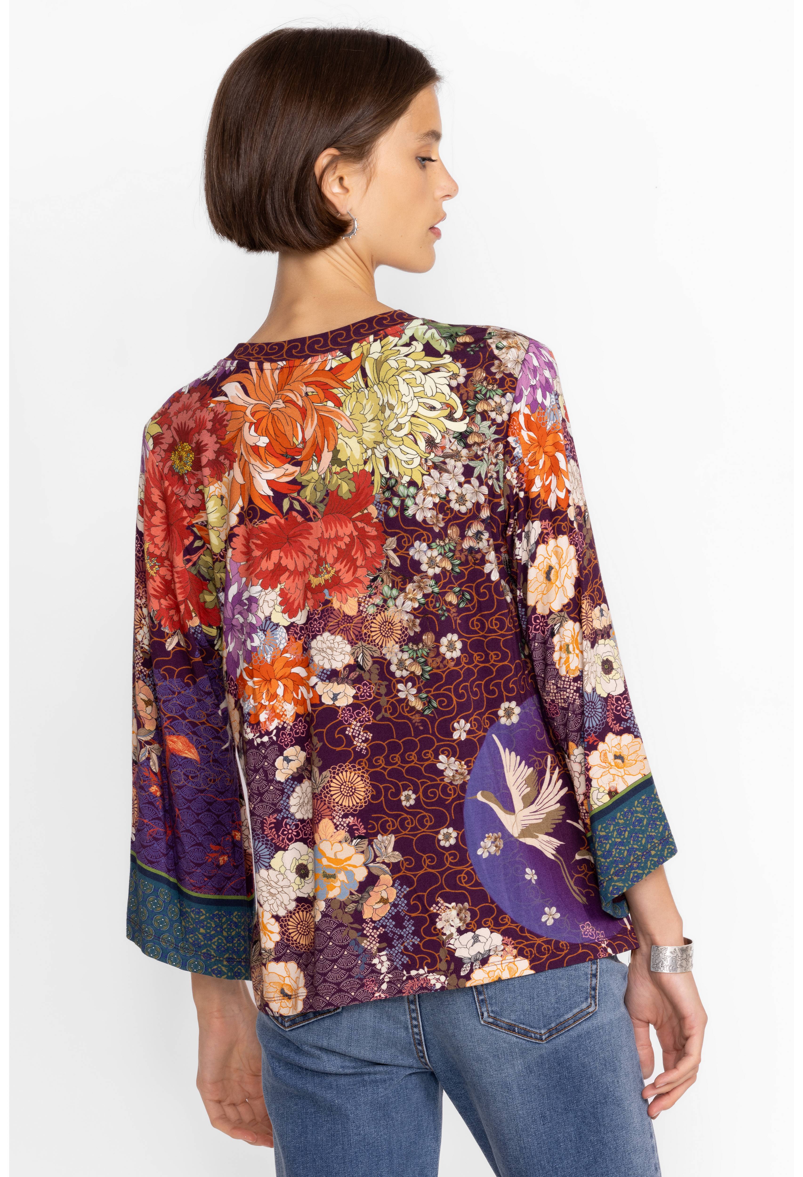 Phoenix Kimono Sleeve Tee, , large image number 4