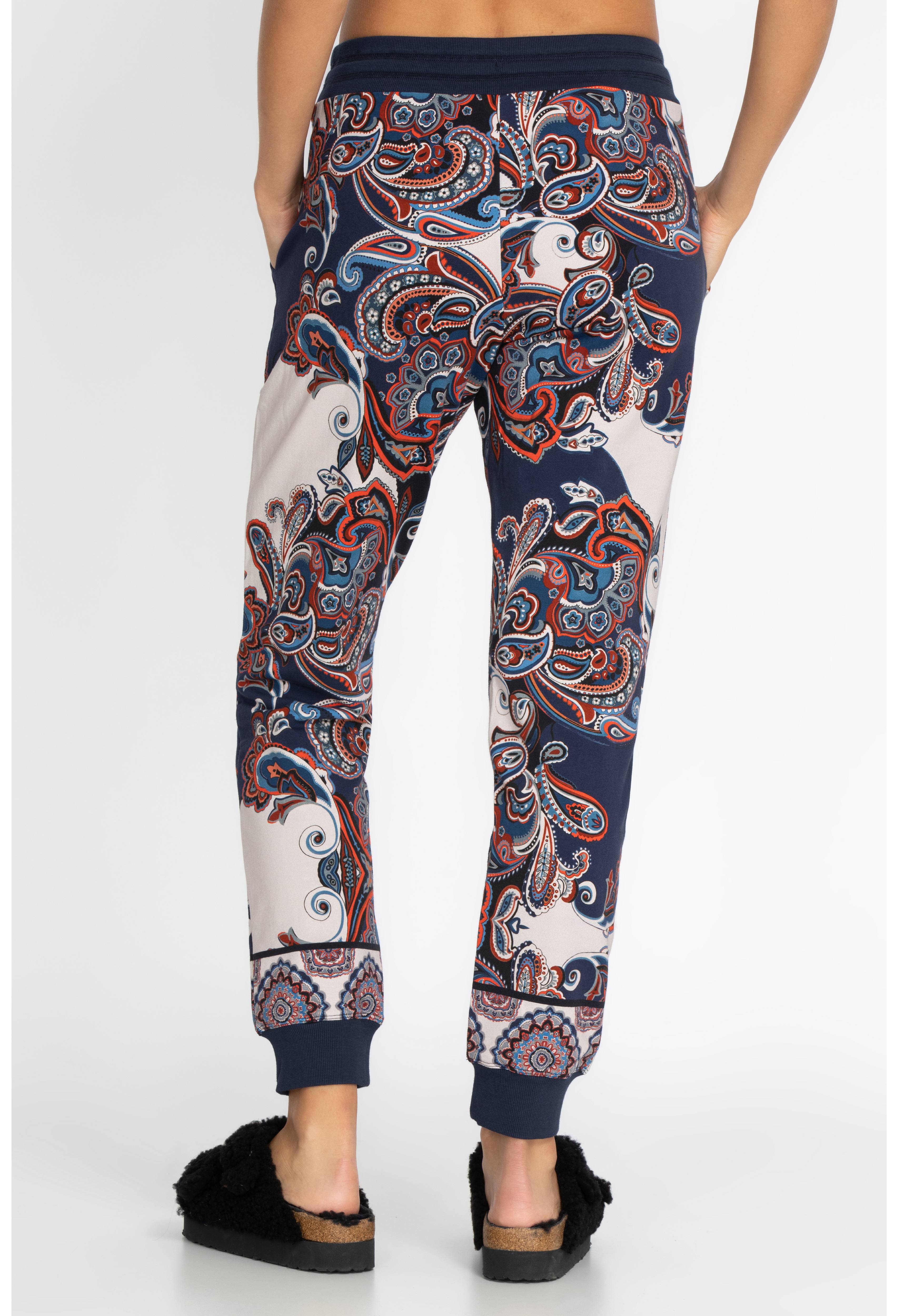 Fall Paisley French Terry Jogger, , large image number 3