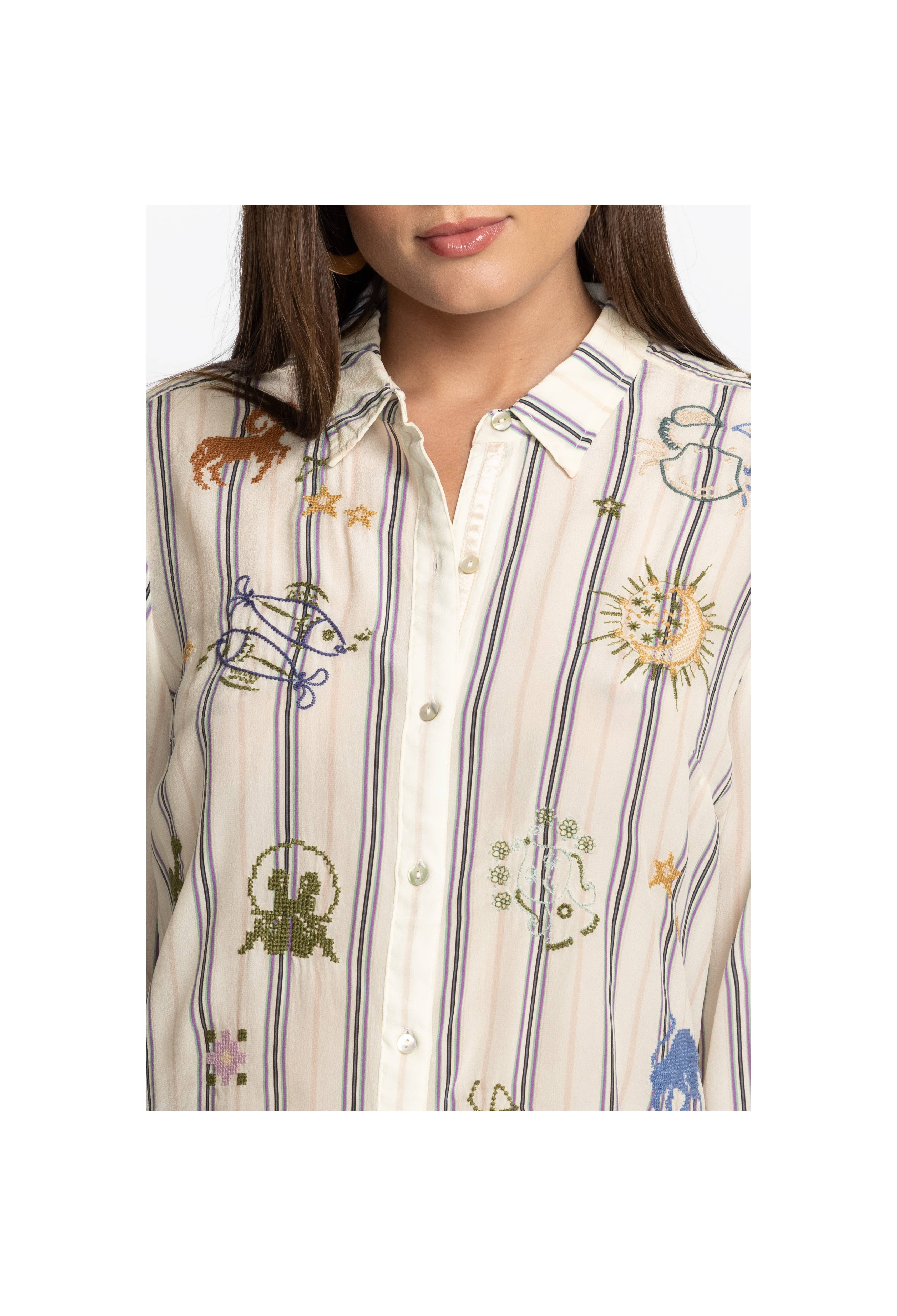 Ariana Button Back Shirt, , large image number 5