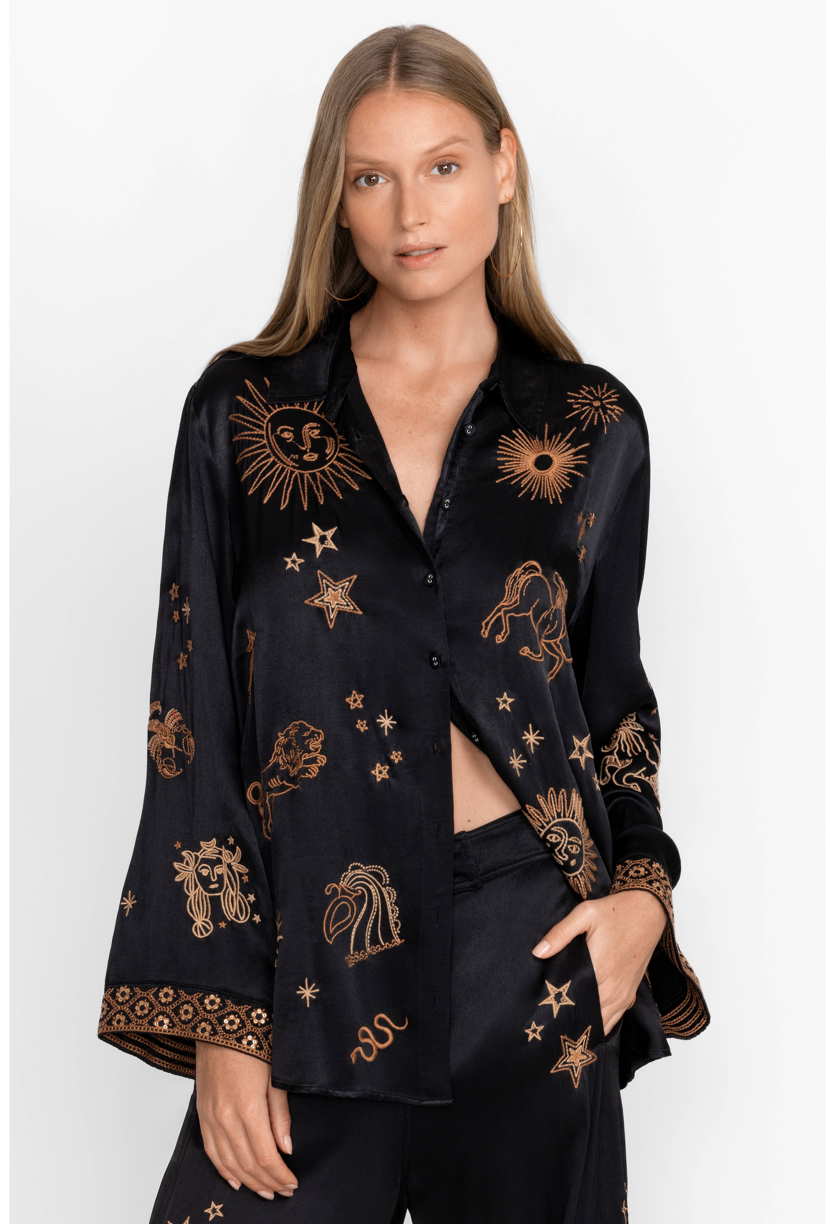 Estrella Kimono Sleeve Oversized Shirt, , large image number 4