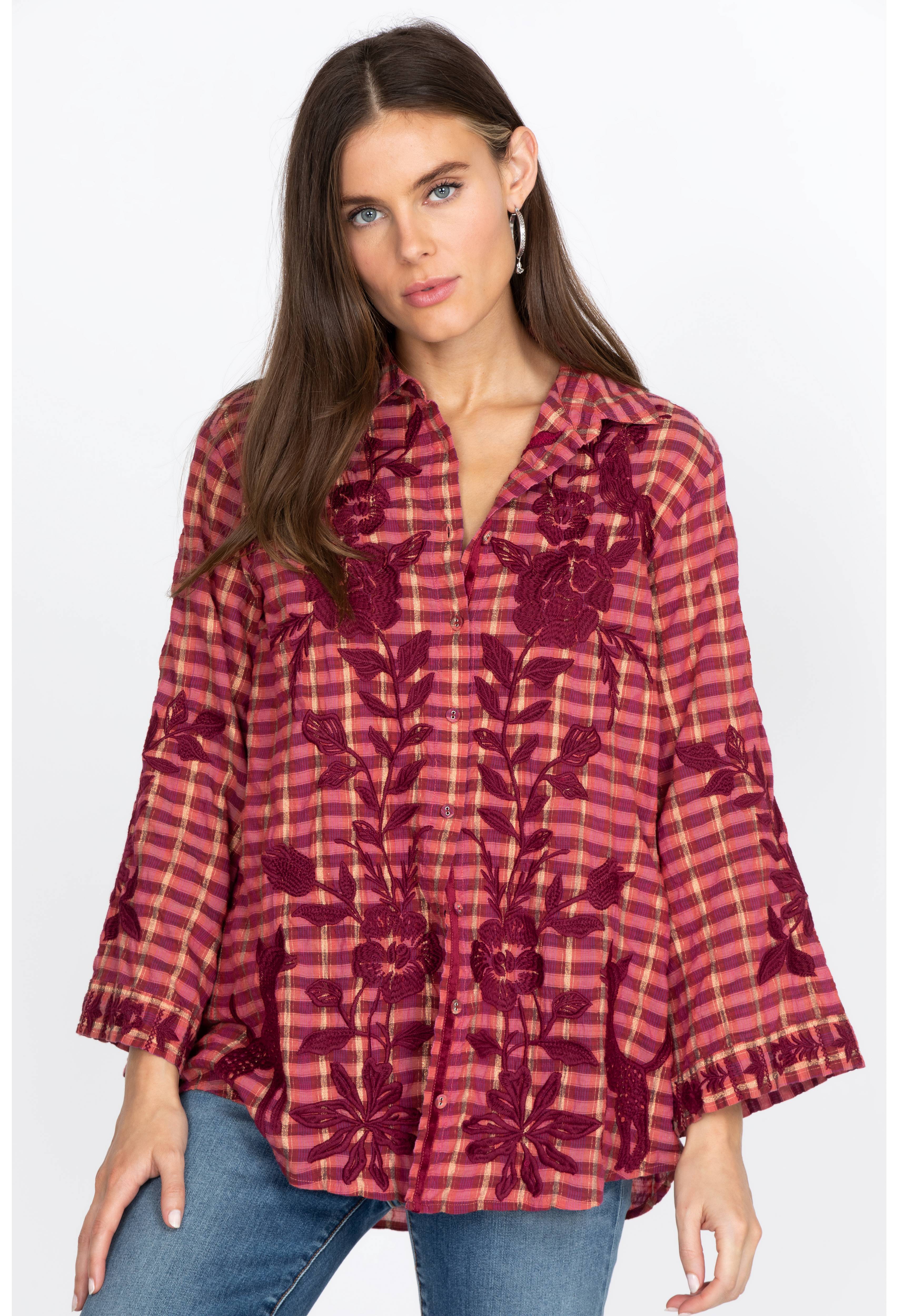 Martina Kimono Sleeve Oversized Shirt, , large image number 1