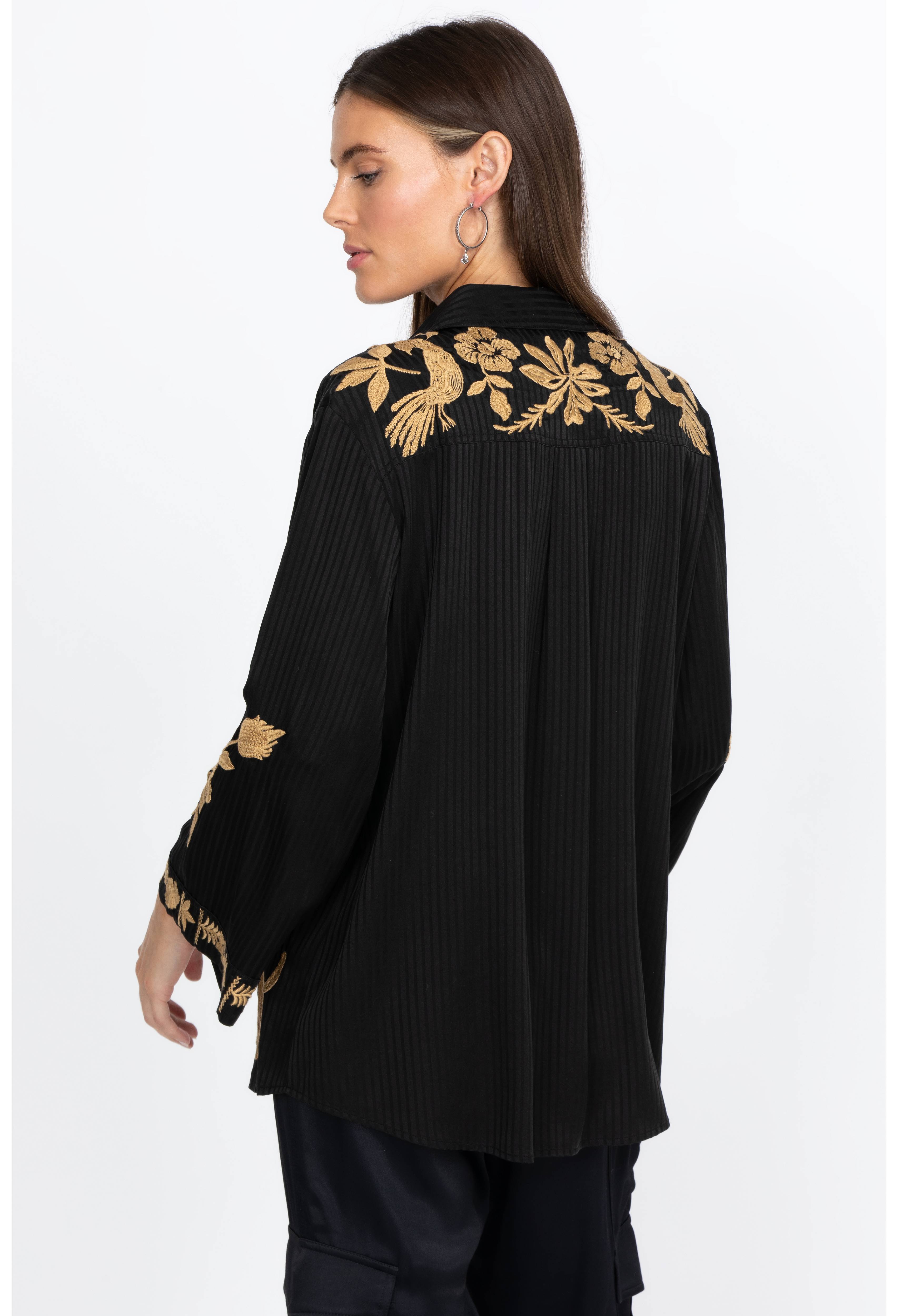 Martina Kimono Sleeve Oversized Shirt, , large image number 4