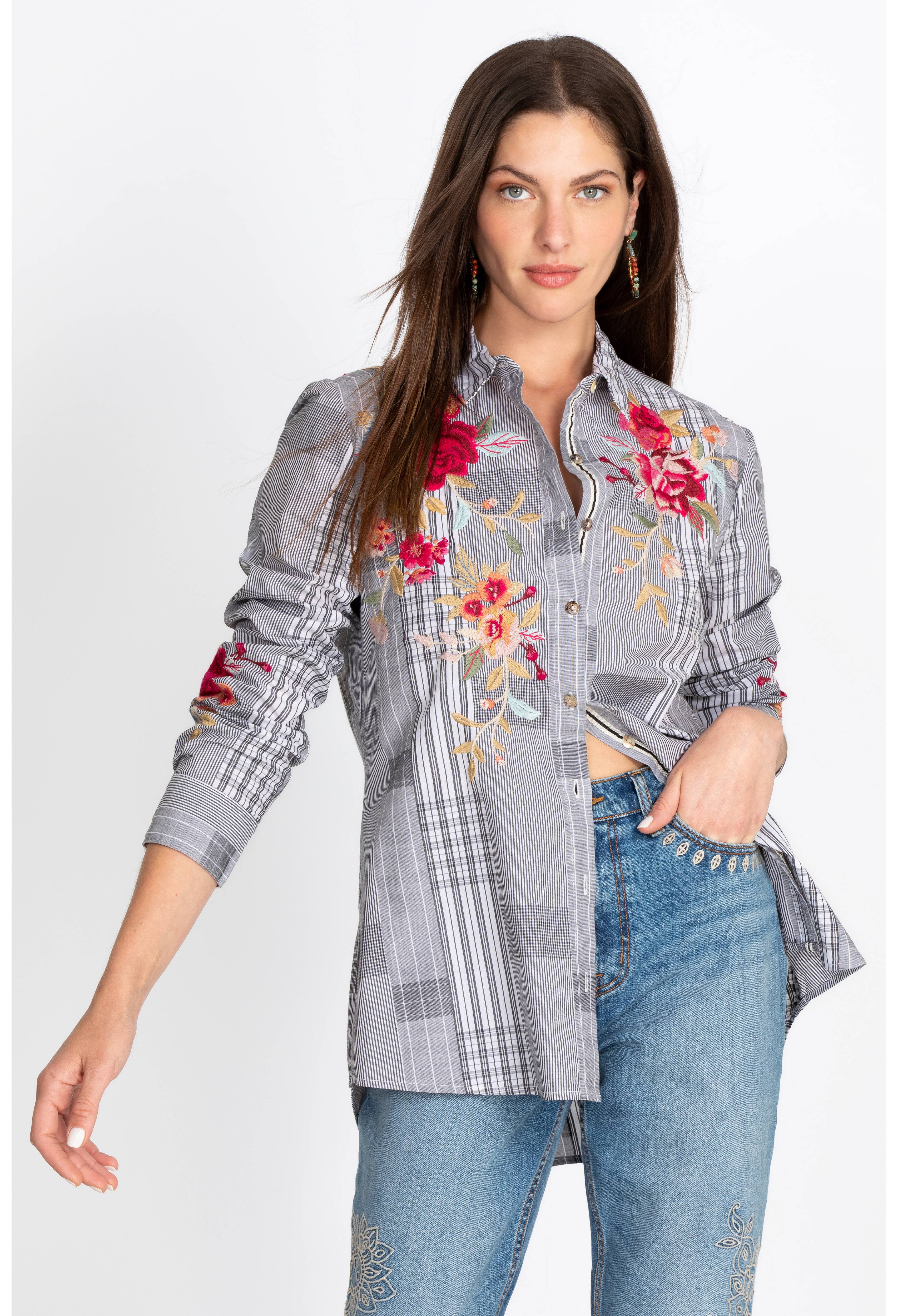 Sonya Button Up Shirt, , large image number 1
